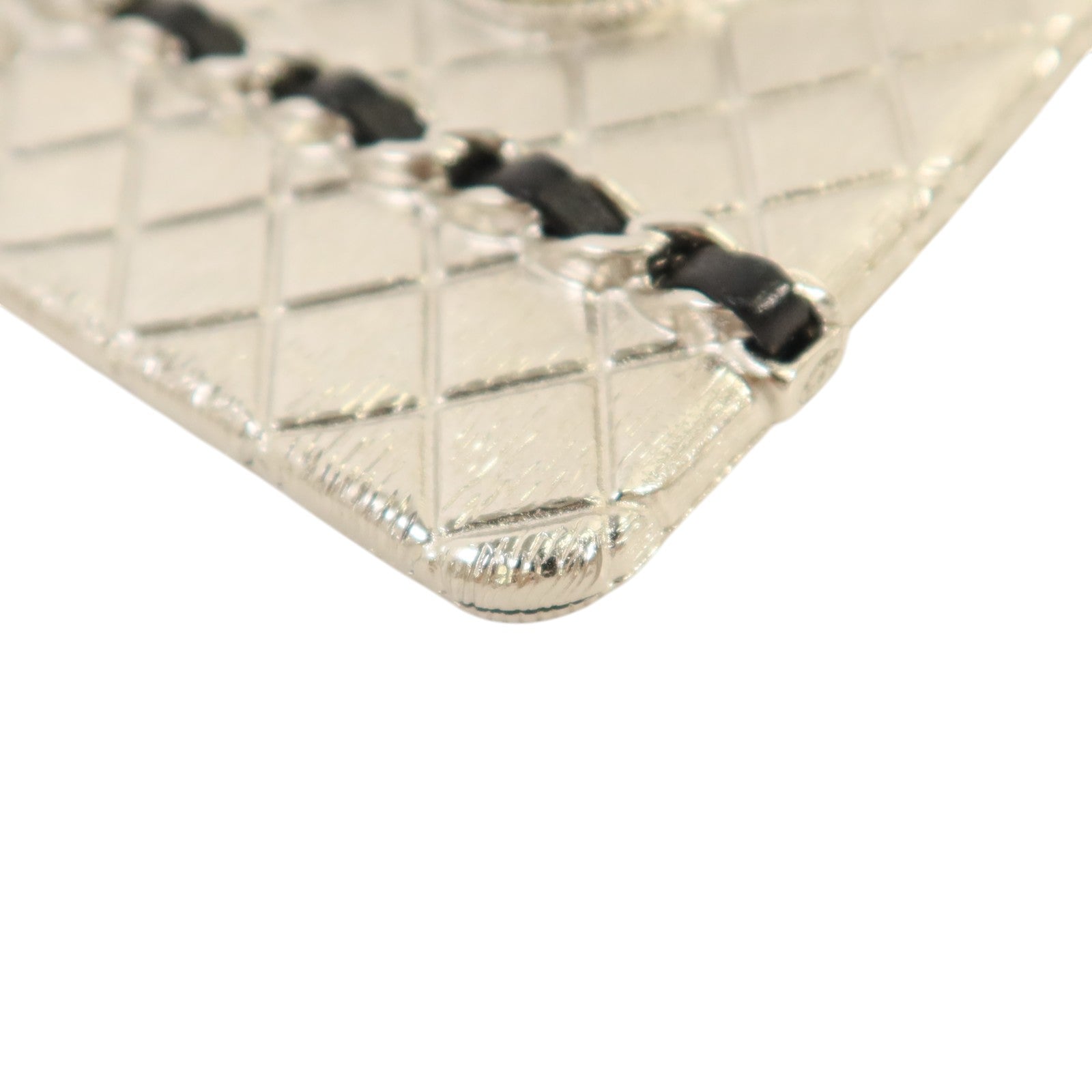 CHANEL 金屬Card Case With Chain金扣卡片套