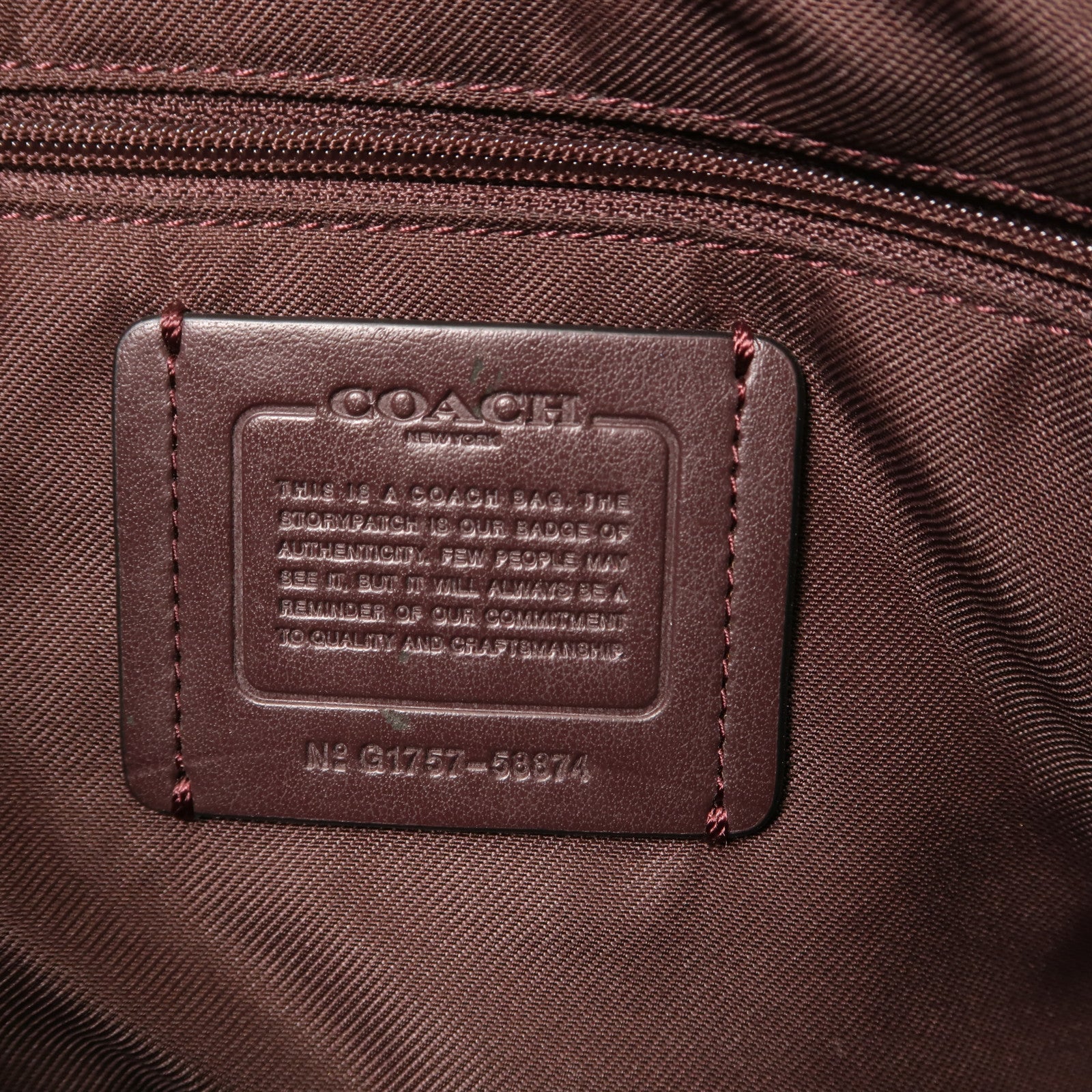 COACH 牛皮皮革Shoulder Bag金扣手挽肩背兩用袋