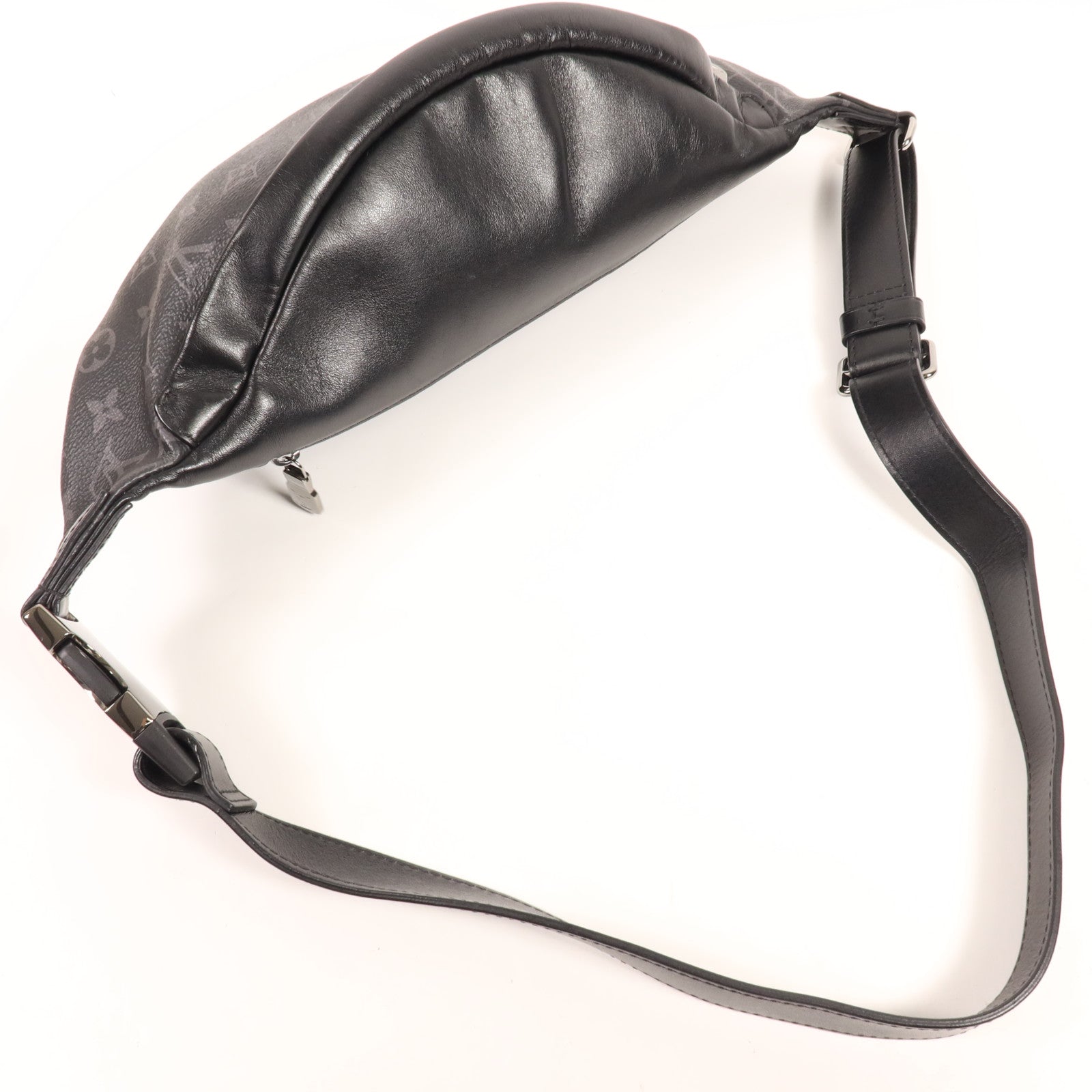 LOUIS VUITTON Monogram Eclipse Discovery Bumbag PM銀扣腰包