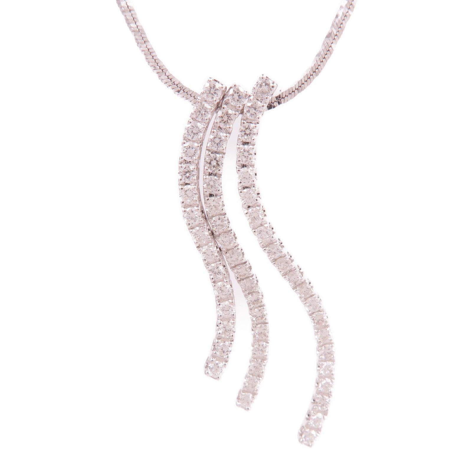 JEWELRY 18K白金Diamond Necklace鑽石項鍊