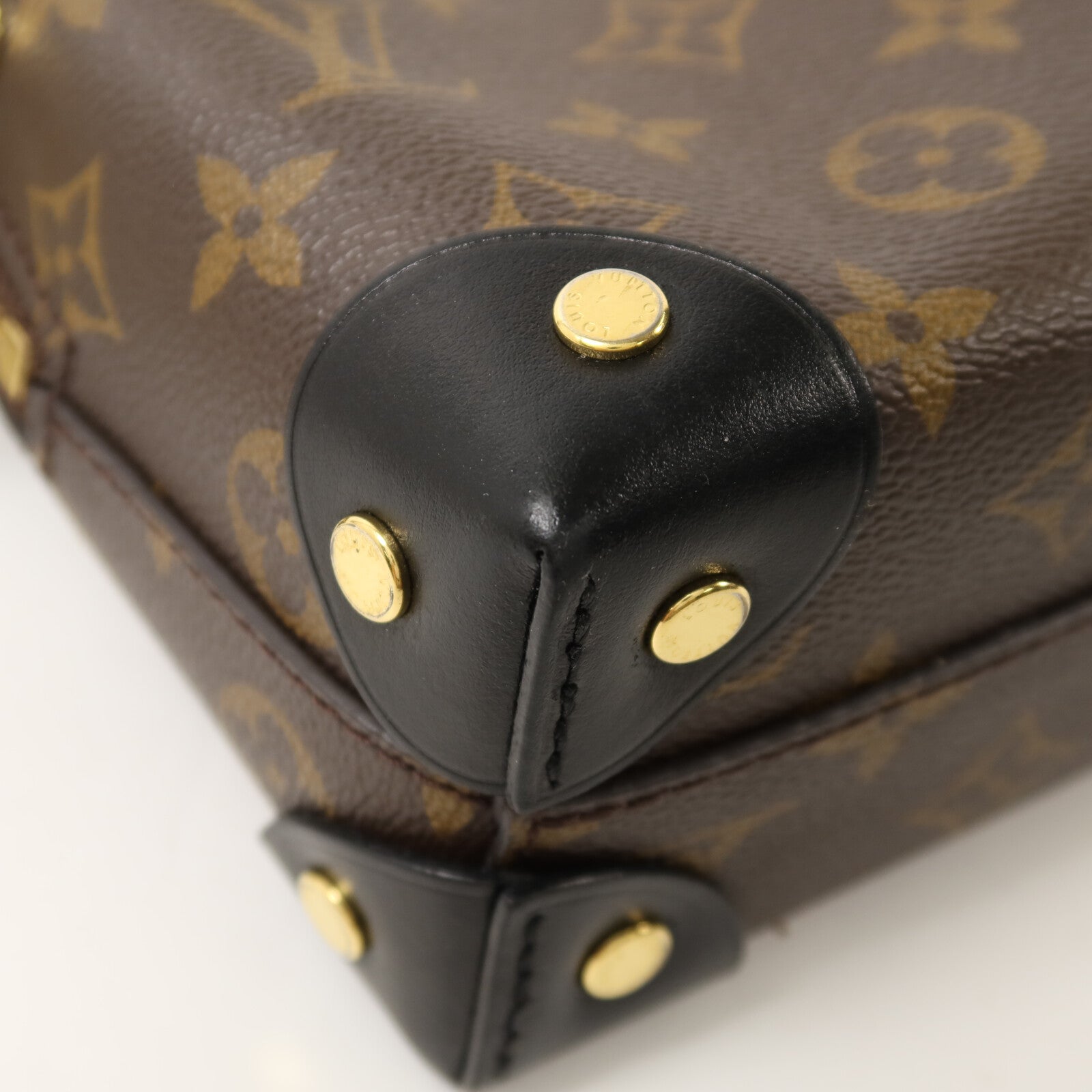 LOUIS VUITTON Monogram Petite Malle Souple手挽肩背兩用袋