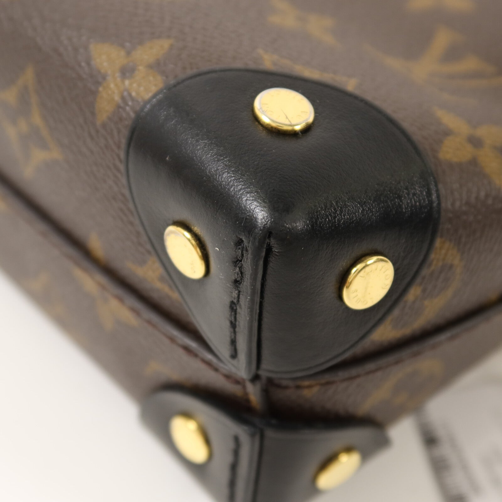 LOUIS VUITTON Monogram Petite Malle Souple手挽肩背兩用袋