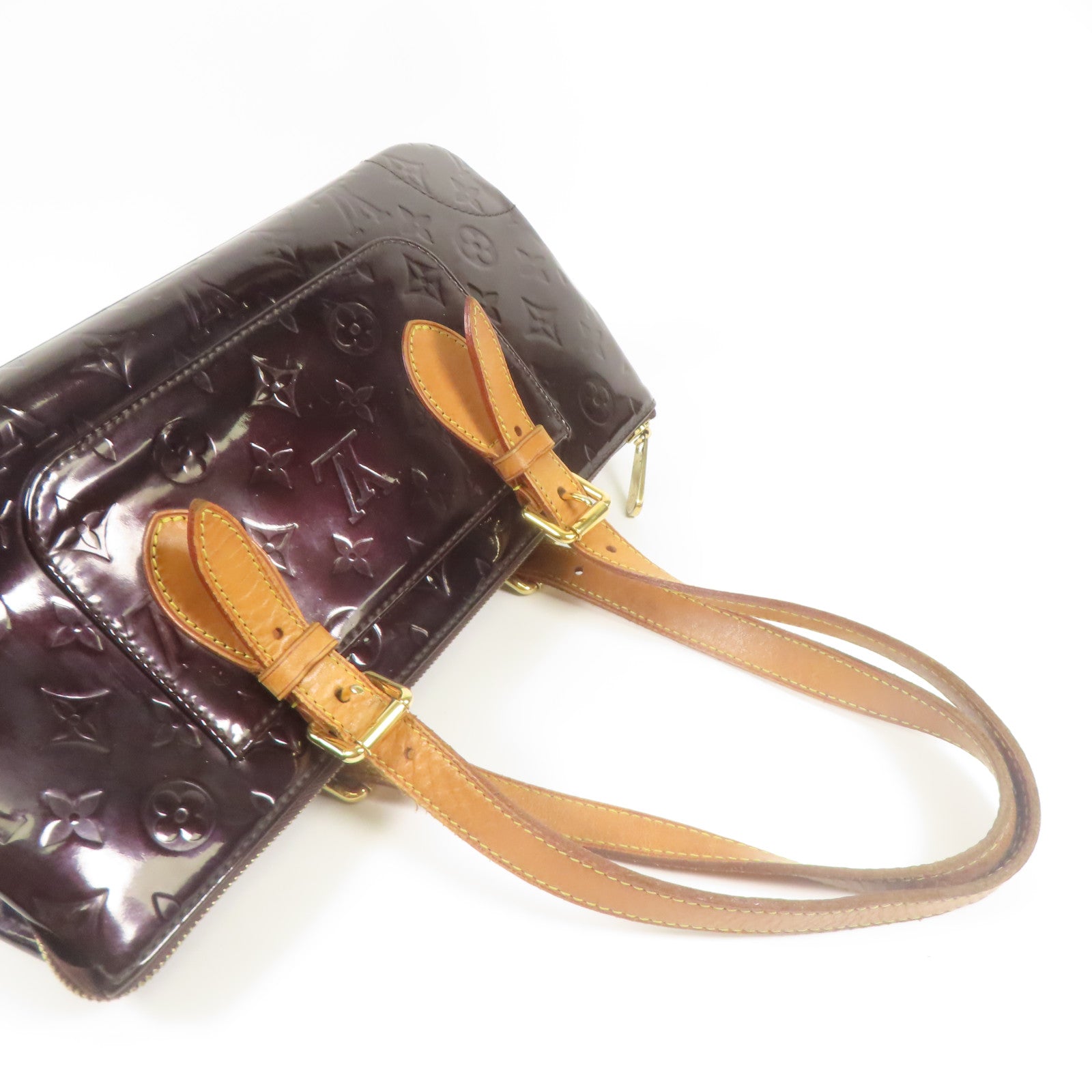 LOUIS VUITTON Vernis Rosewood Avenue金扣肩背袋