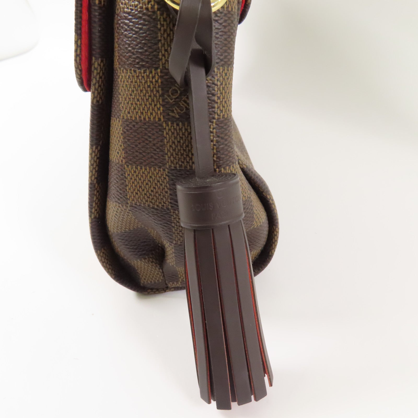 LOUIS VUITTON Damier Croisette金扣手挽肩背兩用袋
