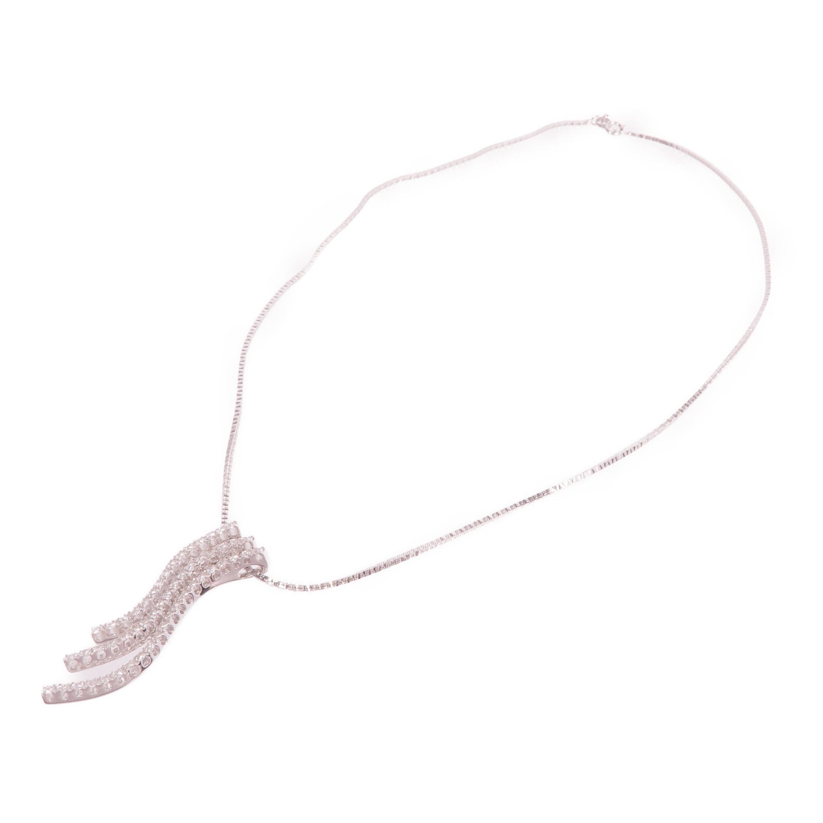 JEWELRY 18K白金Diamond Necklace鑽石項鍊