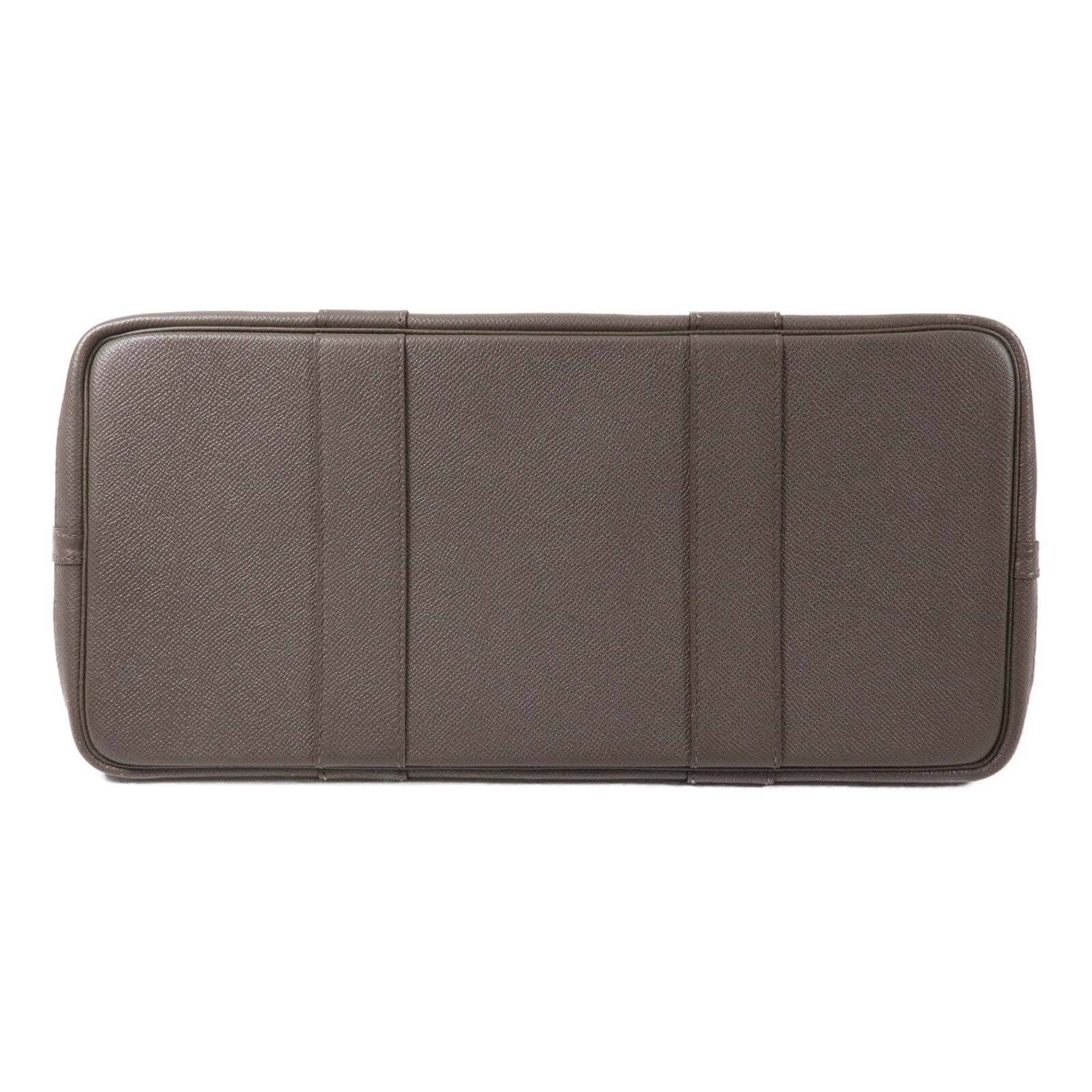 HERMES Epsom皮革Garden Party PM手挽袋Etain