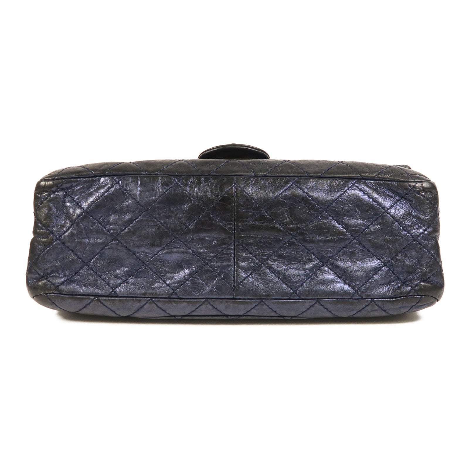 CHANEL 牛皮皮革2.55銀扣鏈帶肩背袋