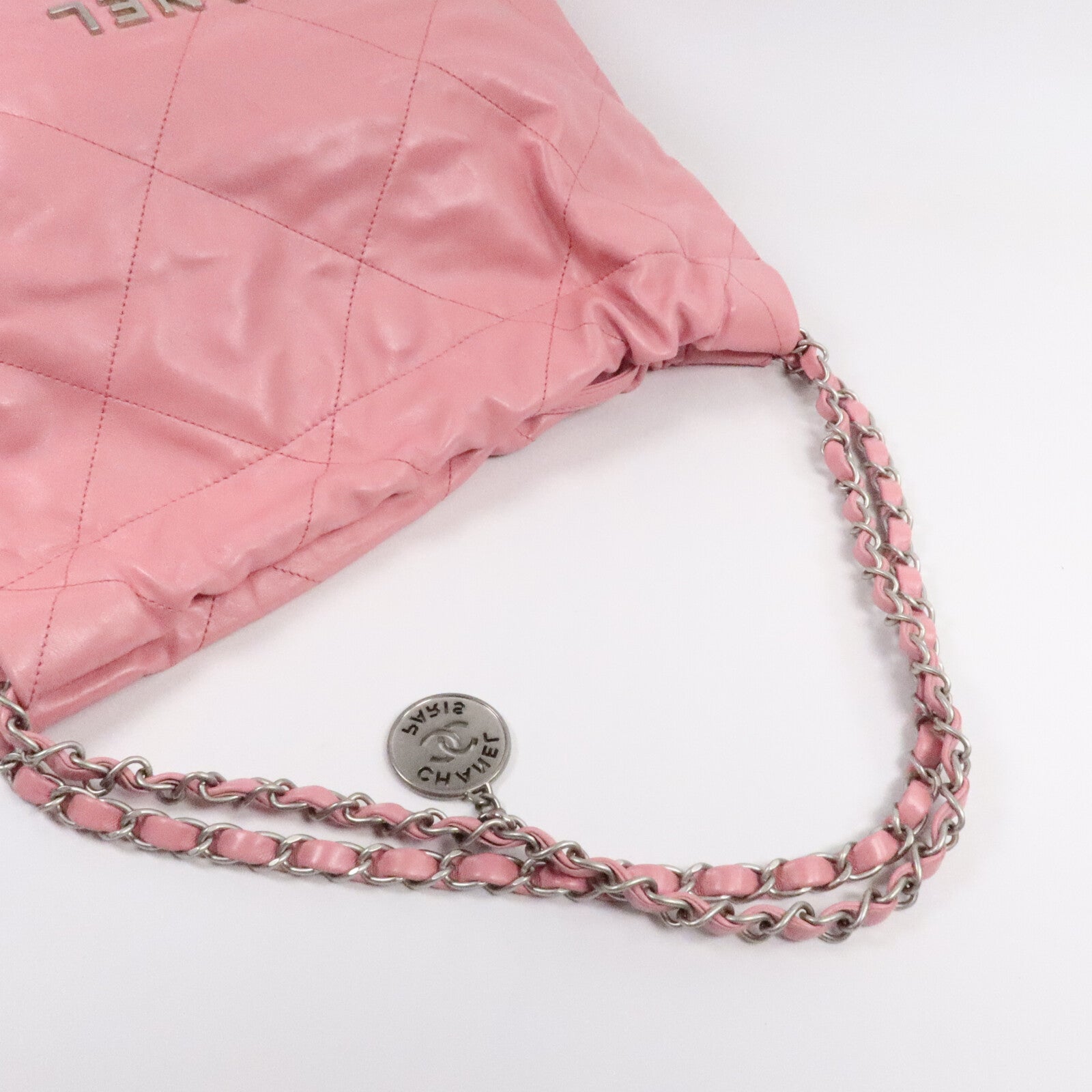 CHANEL 牛皮皮革Chanel 22 Small鏈帶肩背袋