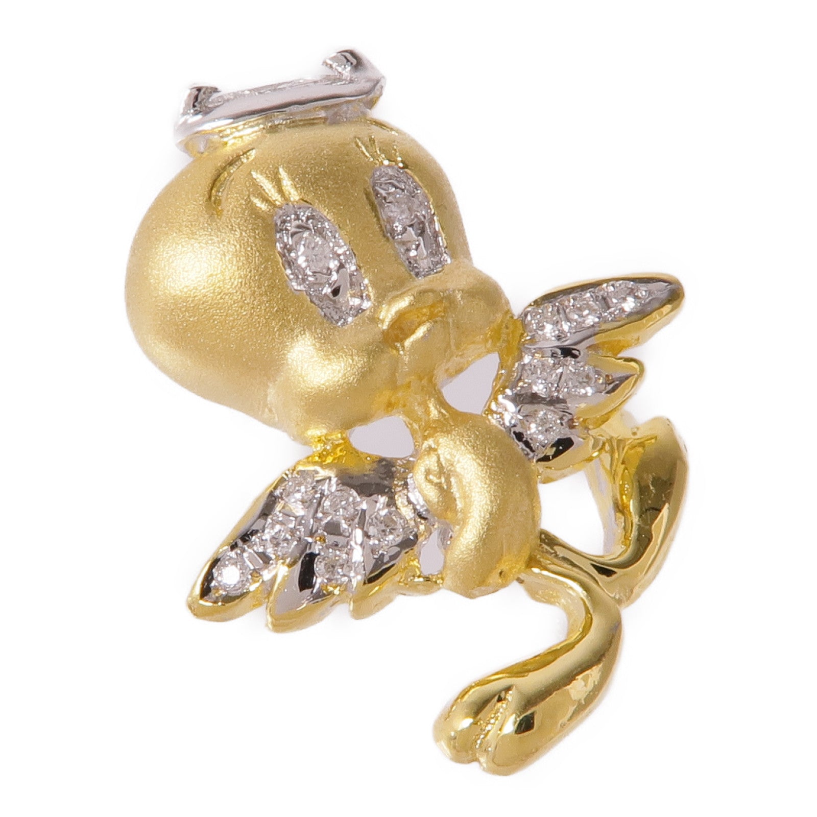 JEWELRY 18K黃金/白金Diamond Pendant Top鑽石吊墜