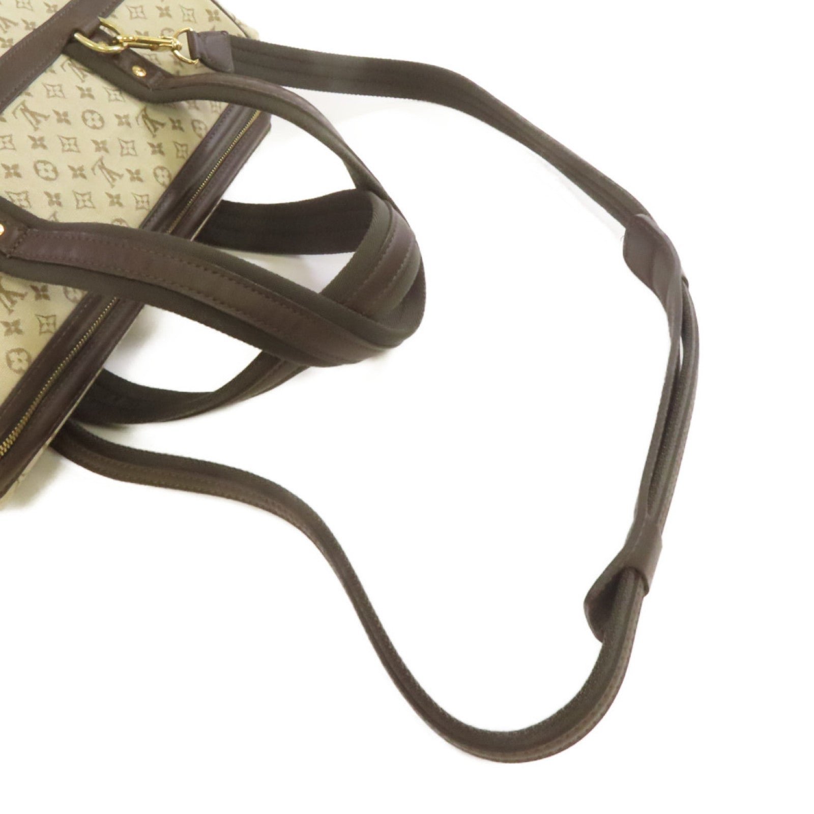 LOUIS VUITTON 【激減優惠】Monogram Mini Josephine GM 2way Shoulder Bag金扣手挽肩背兩用袋啡色