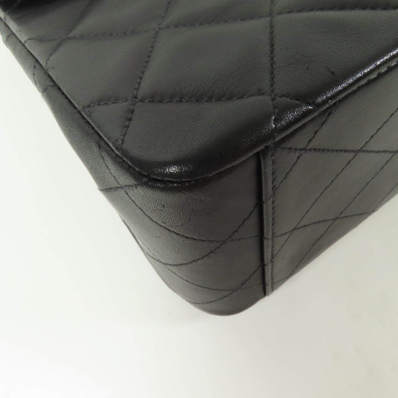 CHANEL 羊皮皮革Vintage Chain Shoulder金扣肩背袋