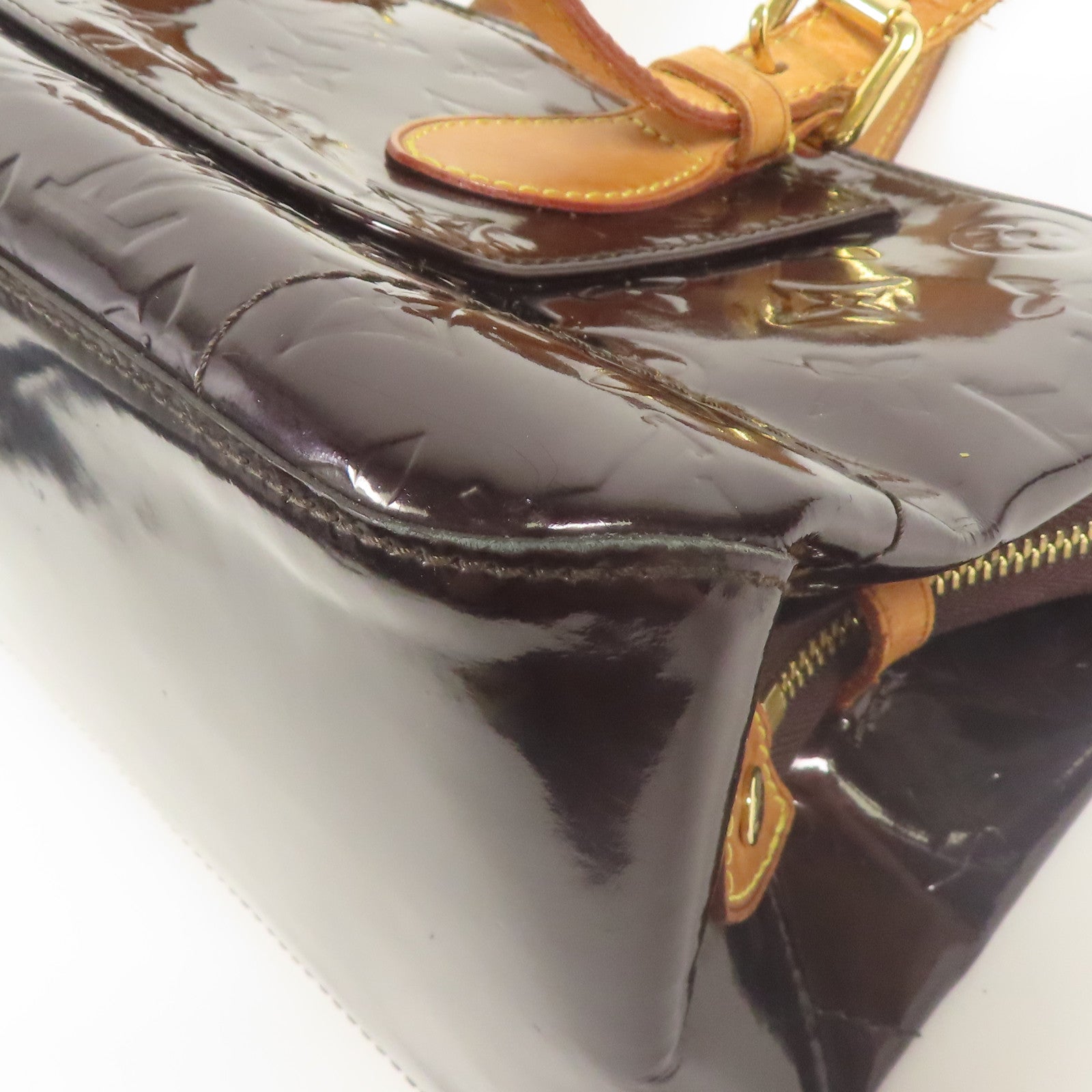 LOUIS VUITTON Vernis Rosewood Avenue金扣肩背袋