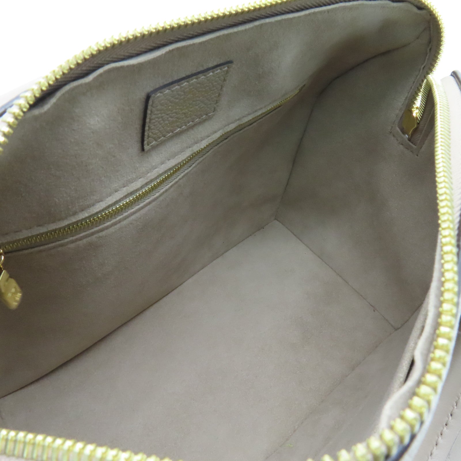 LOUIS VUITTON 【激減優惠】Monogram Empreinte Speedy Bandouliere 25金扣手挽肩背兩用袋米色
