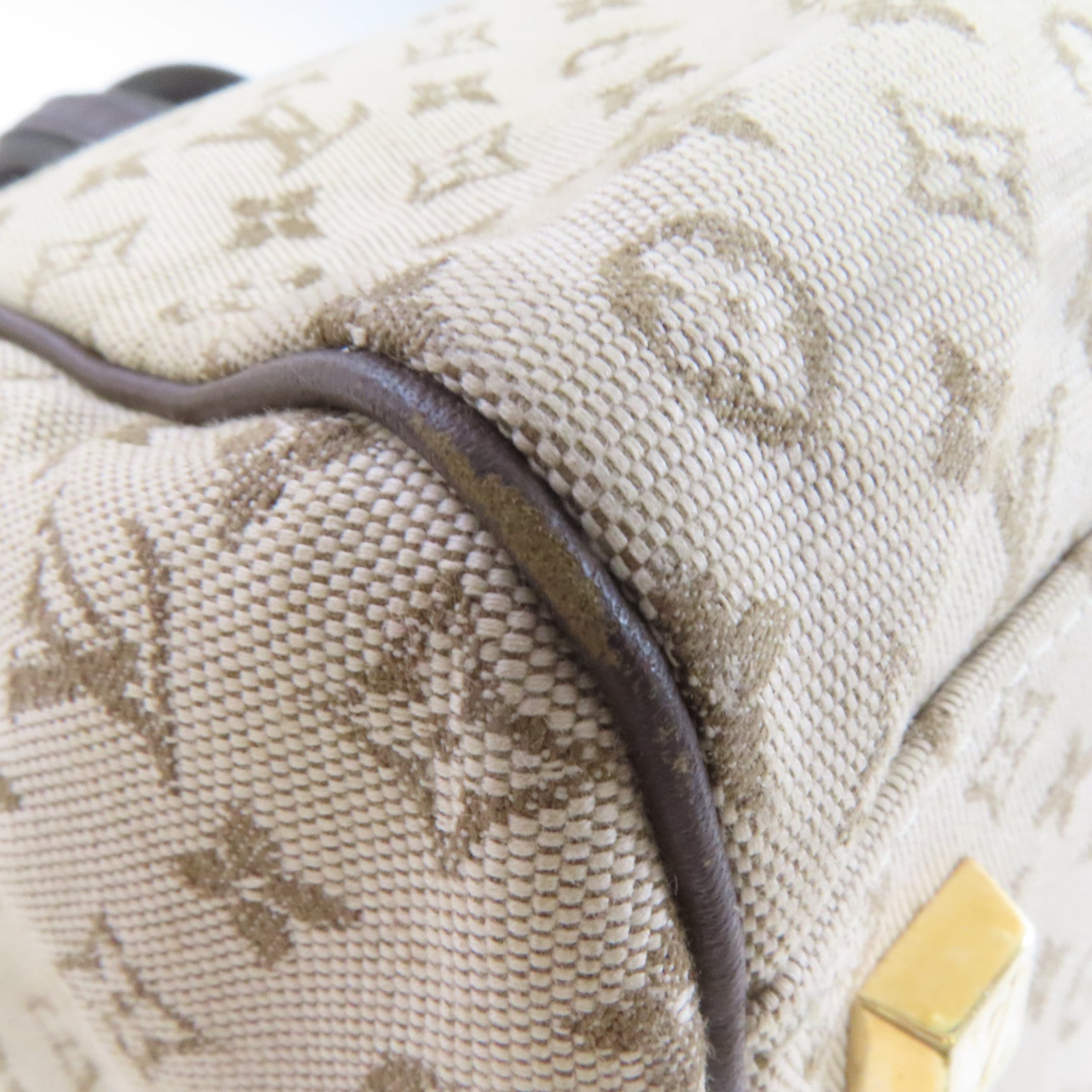 LOUIS VUITTON 【激減優惠】Monogram Mini Josephine GM 2way Shoulder Bag金扣手挽肩背兩用袋啡色