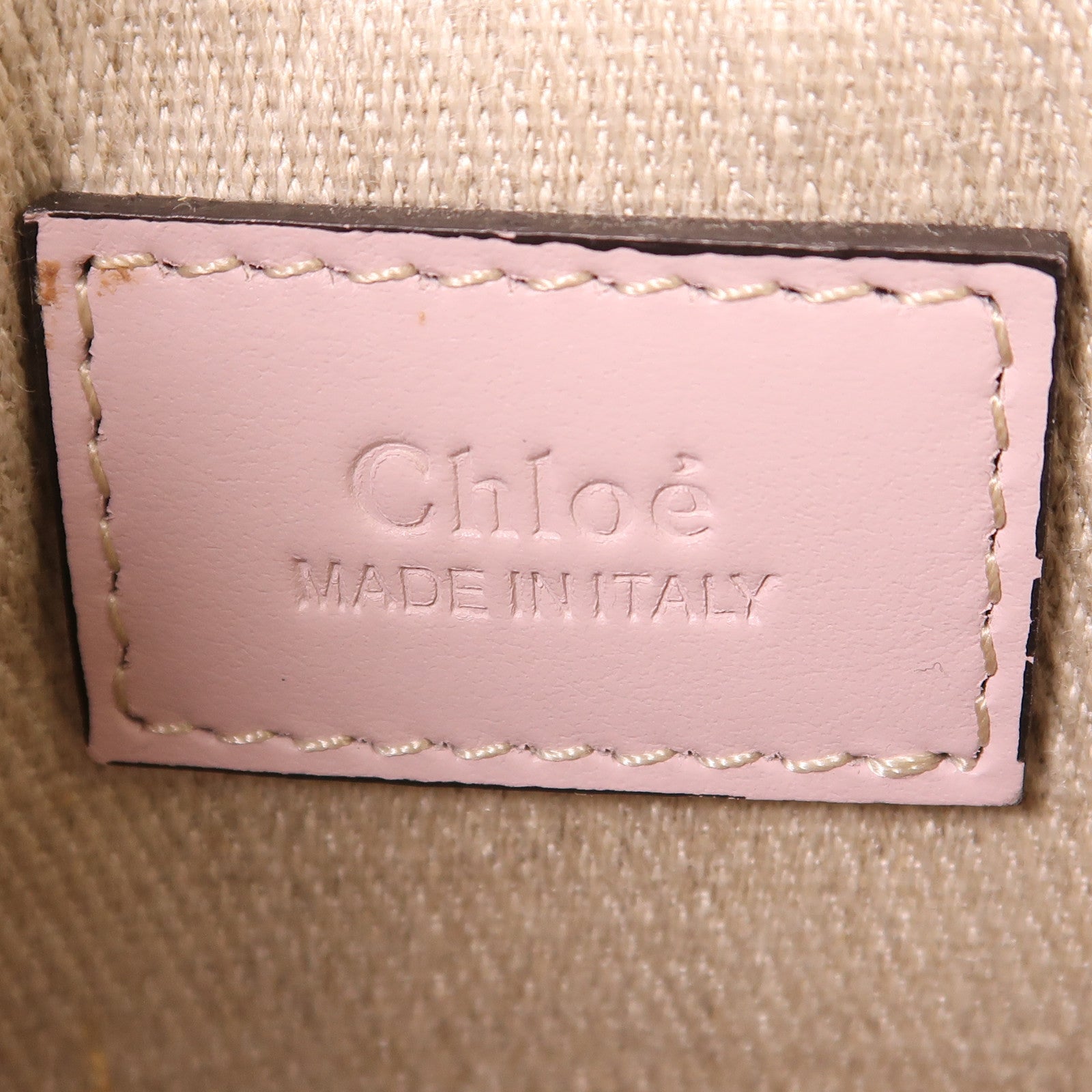 Chloe 帆布Mini Woody Tote手挽肩背兩用袋