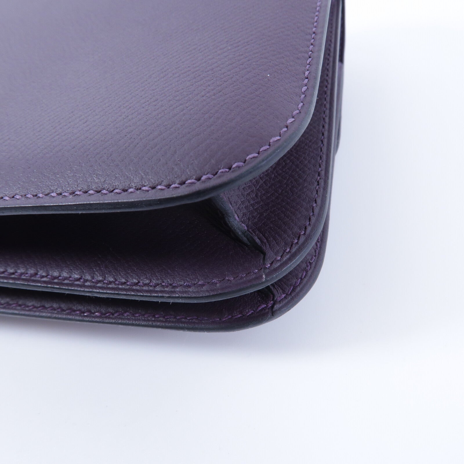 HERMES Epsom皮革Constance Mini肩背袋Tosca