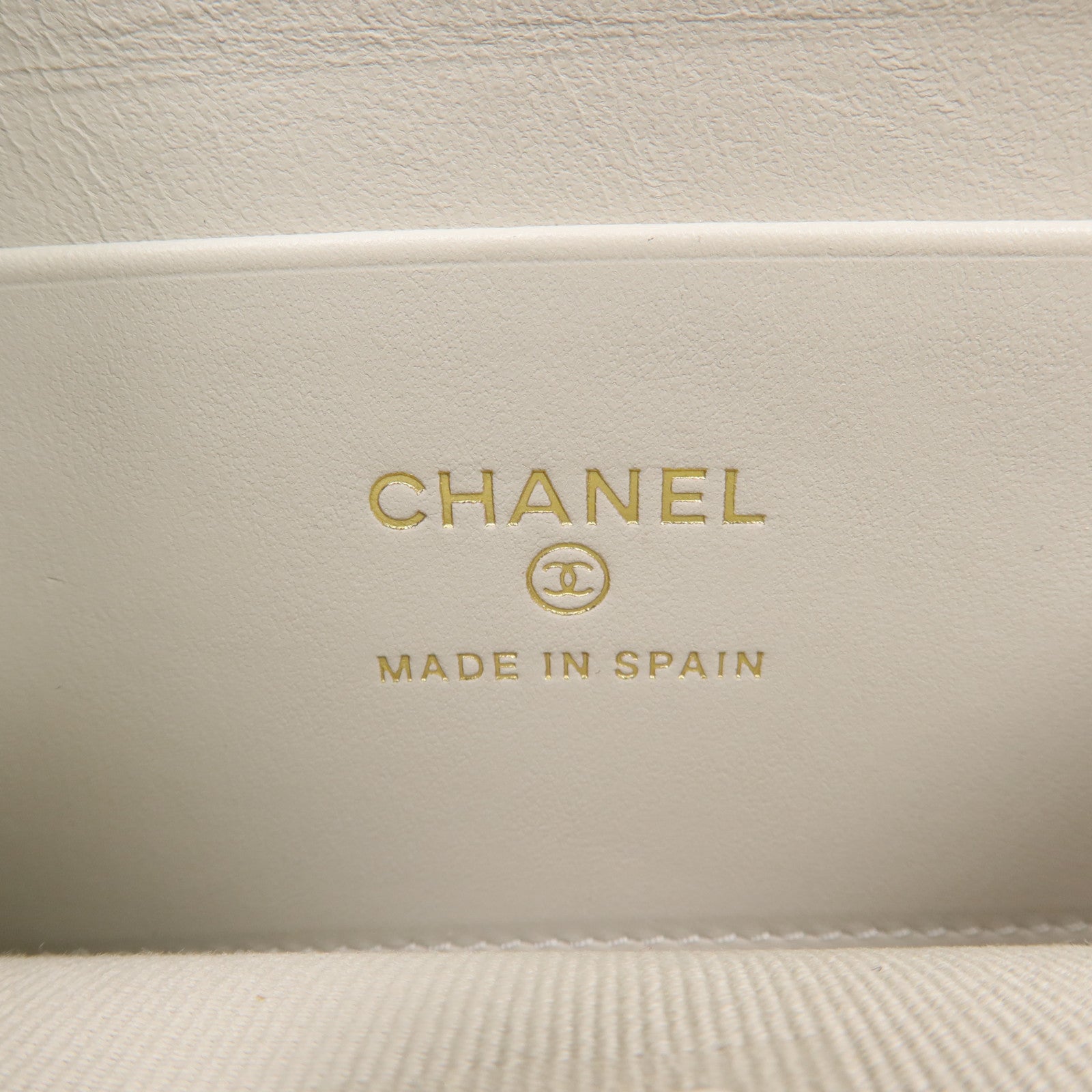 CHANEL 牛皮皮革Card Case銀扣卡片套