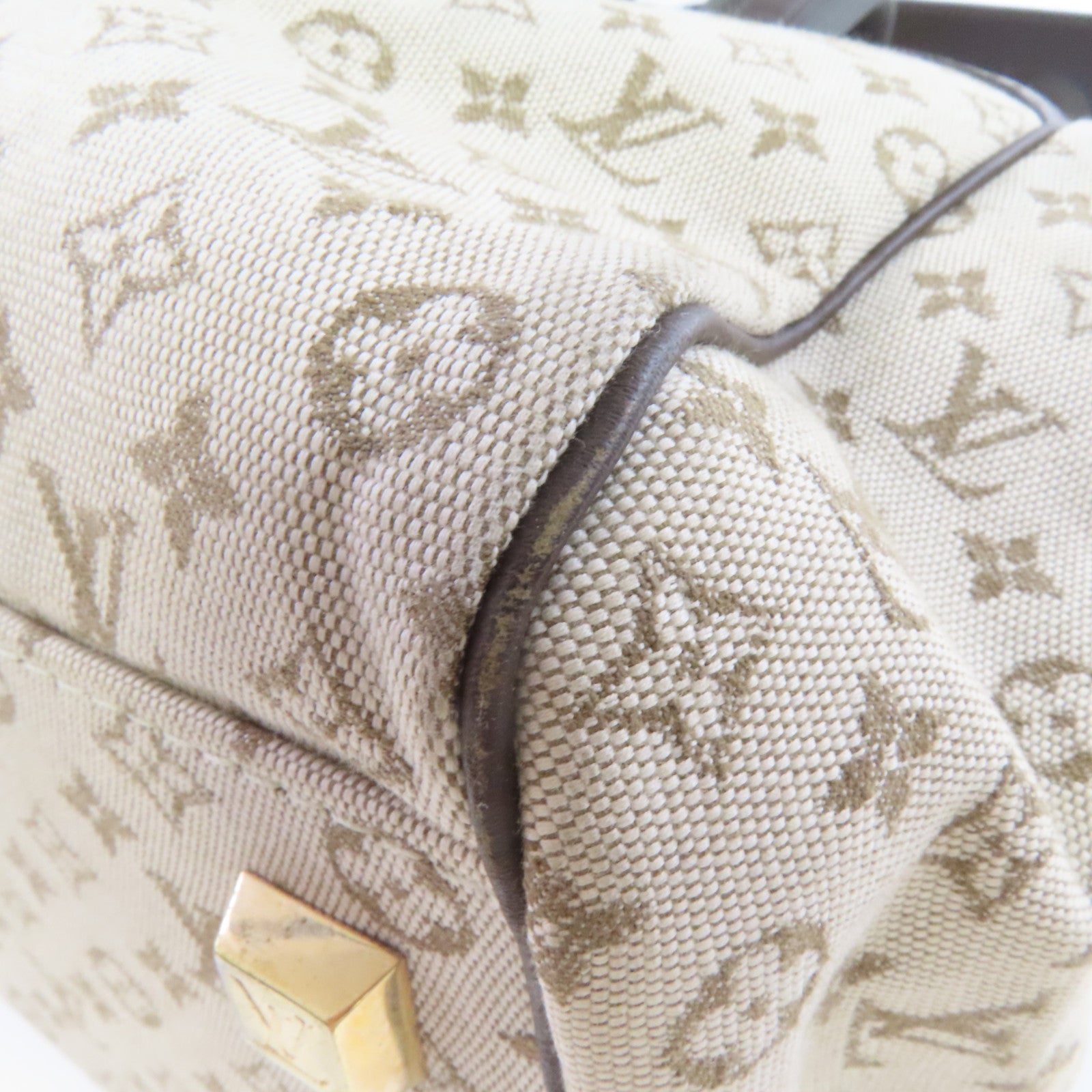 LOUIS VUITTON 【激減優惠】Monogram Mini Josephine GM 2way Shoulder Bag金扣手挽肩背兩用袋啡色