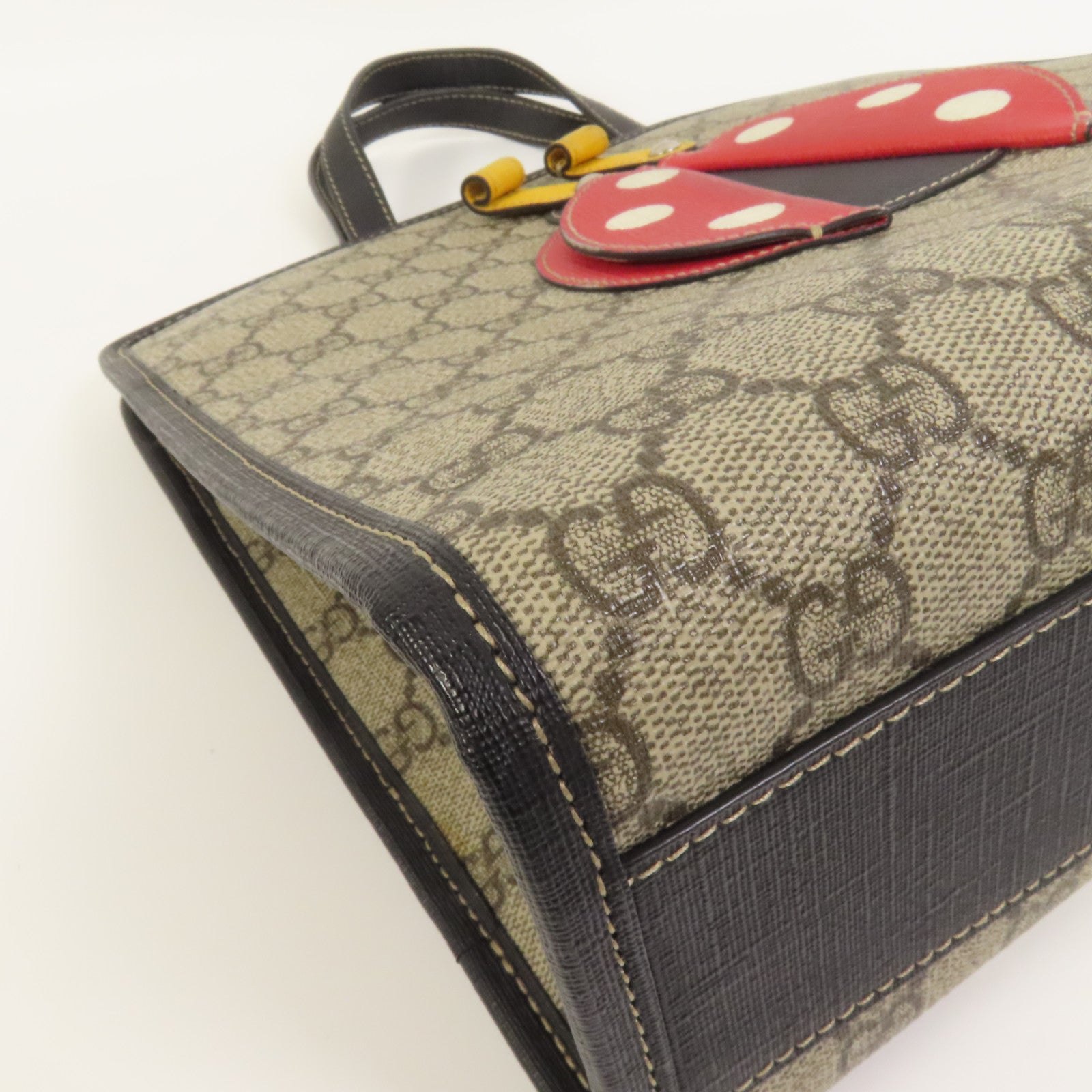 GUCCI 塗層帆布Ladybug手挽袋