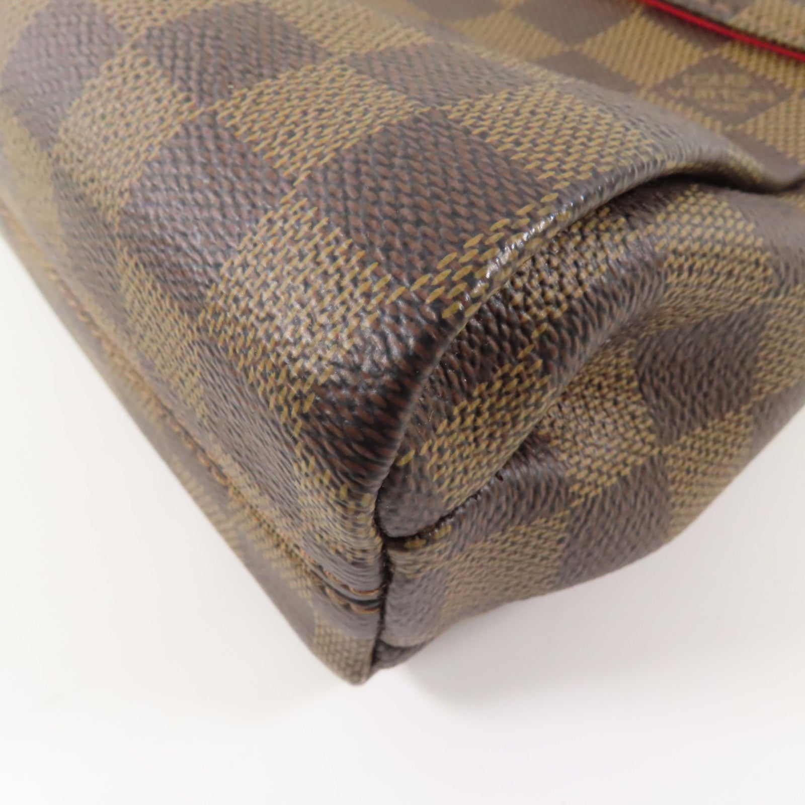 LOUIS VUITTON Damier Croisette金扣手挽肩背兩用袋