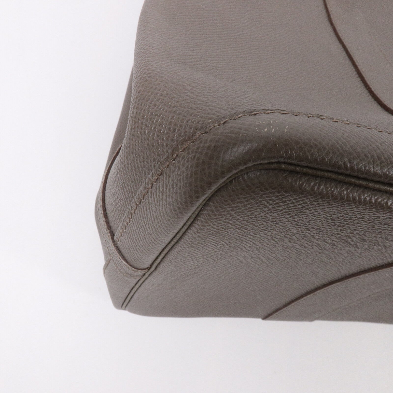 HERMES Epsom皮革Garden Party PM手挽袋Etain
