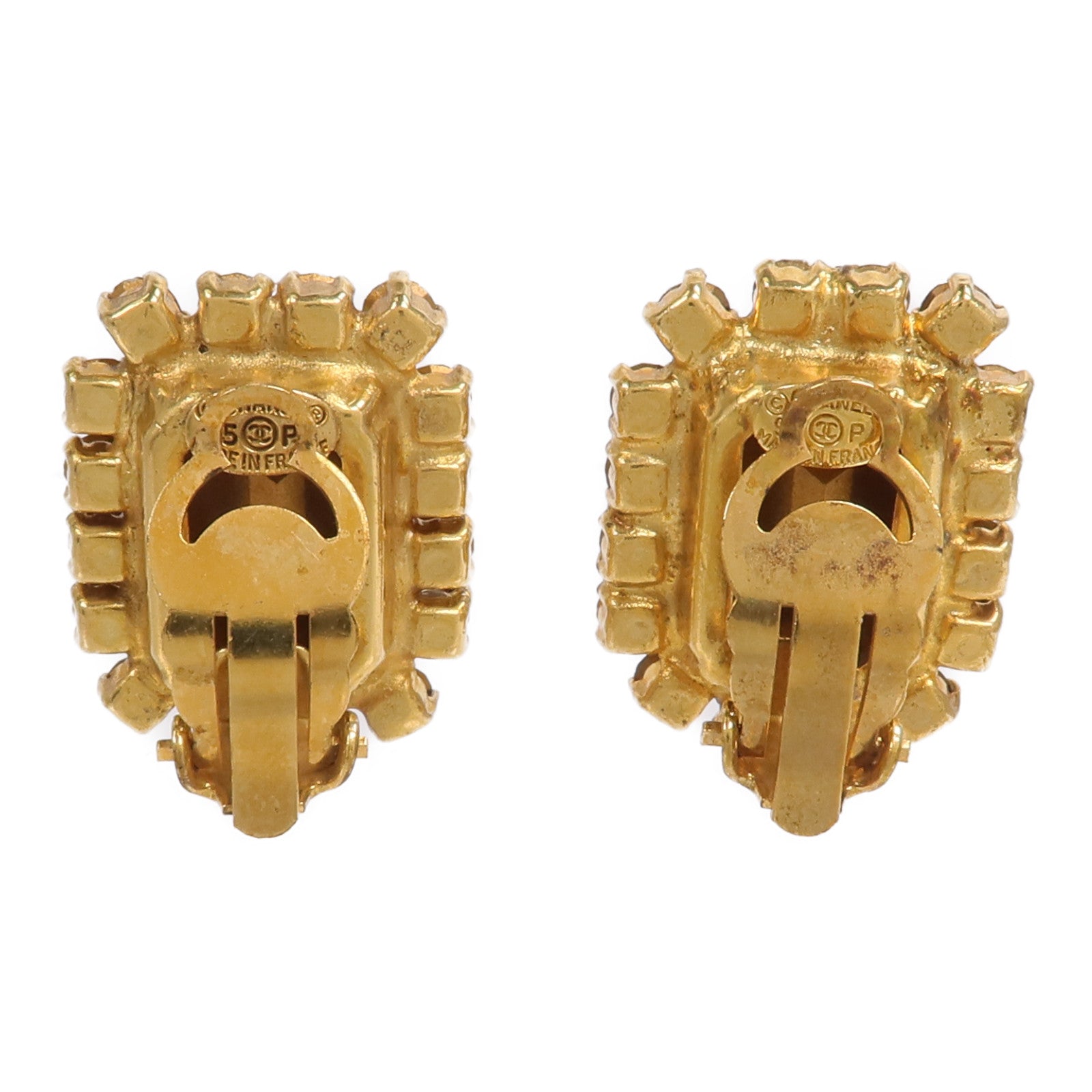 CHANEL 金屬Vintage Clip-On Earrings耳夾