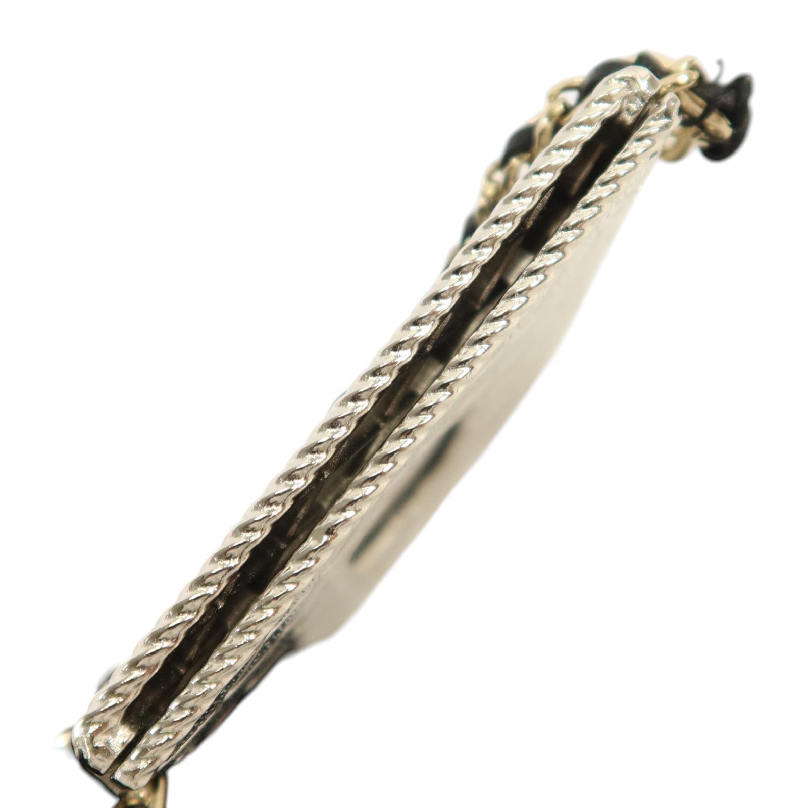 CHANEL 金屬Card Case With Chain金扣卡片套