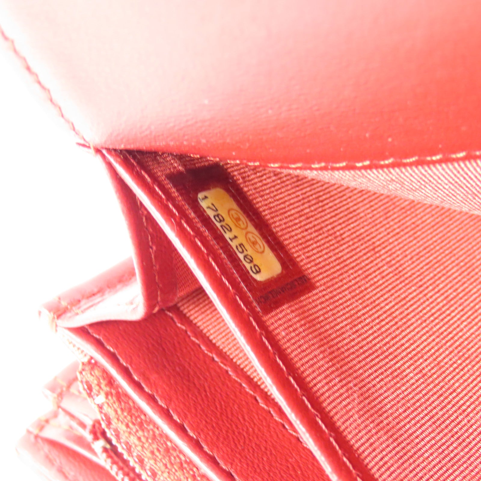 CHANEL 羊皮皮革Long Wallet銀扣長錢包