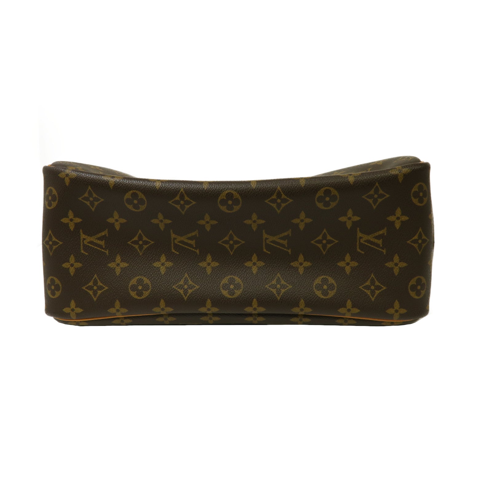 LOUIS VUITTON 【激減優惠】Monogram Deauville金扣手挽袋啡色
