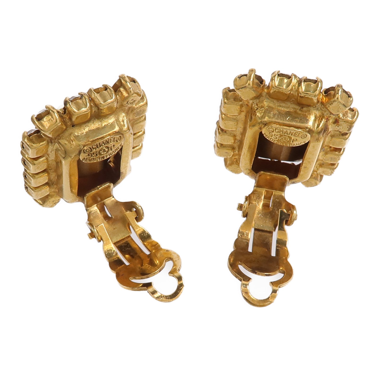 CHANEL 金屬Vintage Clip-On Earrings耳夾