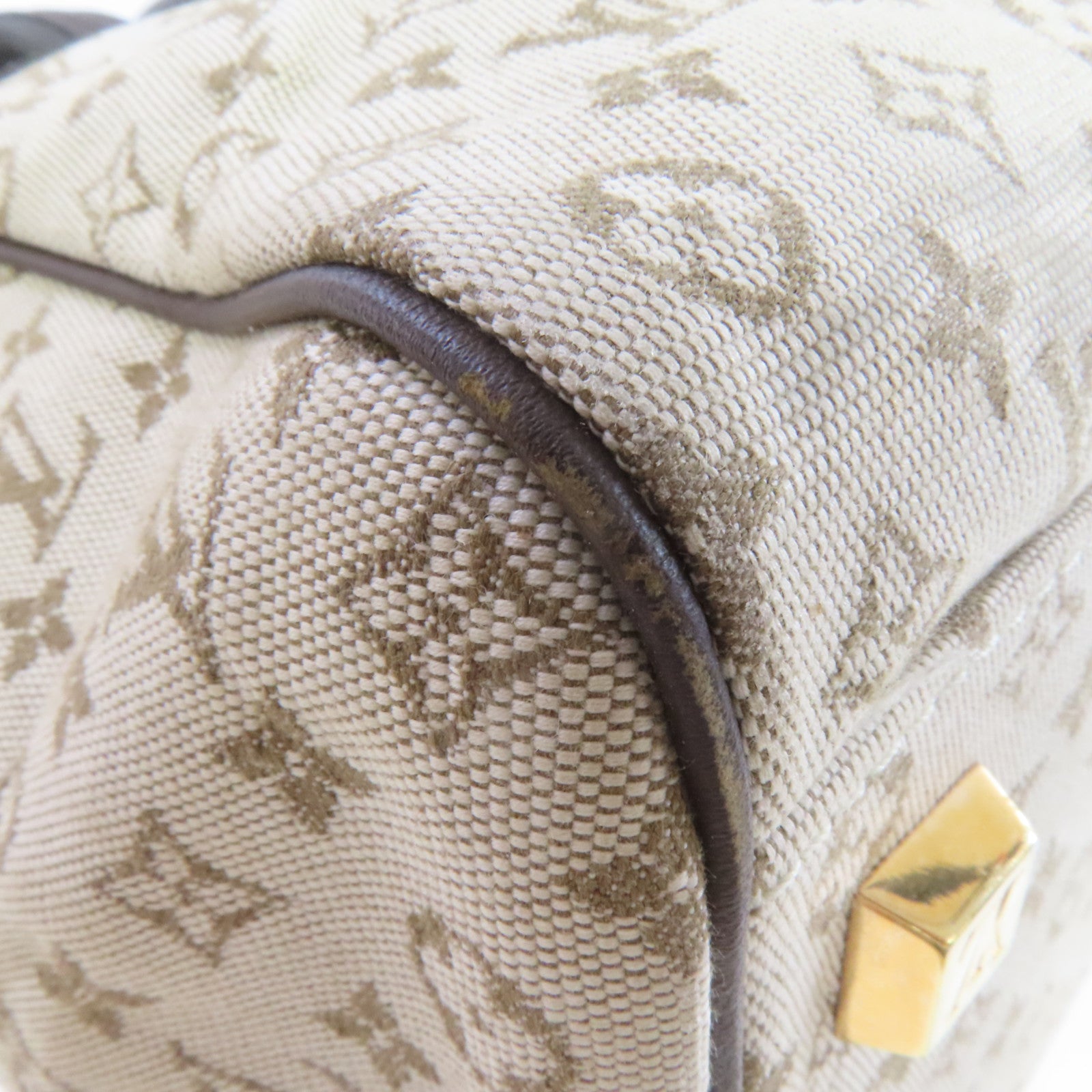 LOUIS VUITTON 【激減優惠】Monogram Mini Josephine GM 2way Shoulder Bag金扣手挽肩背兩用袋啡色