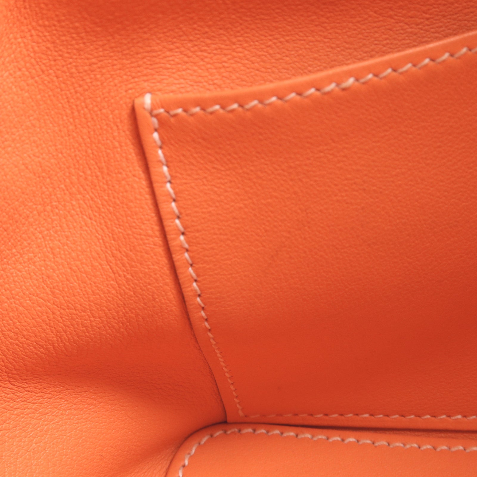 HERMES Swift皮革Toolbox 20銀扣手挽肩背兩用袋Crevette