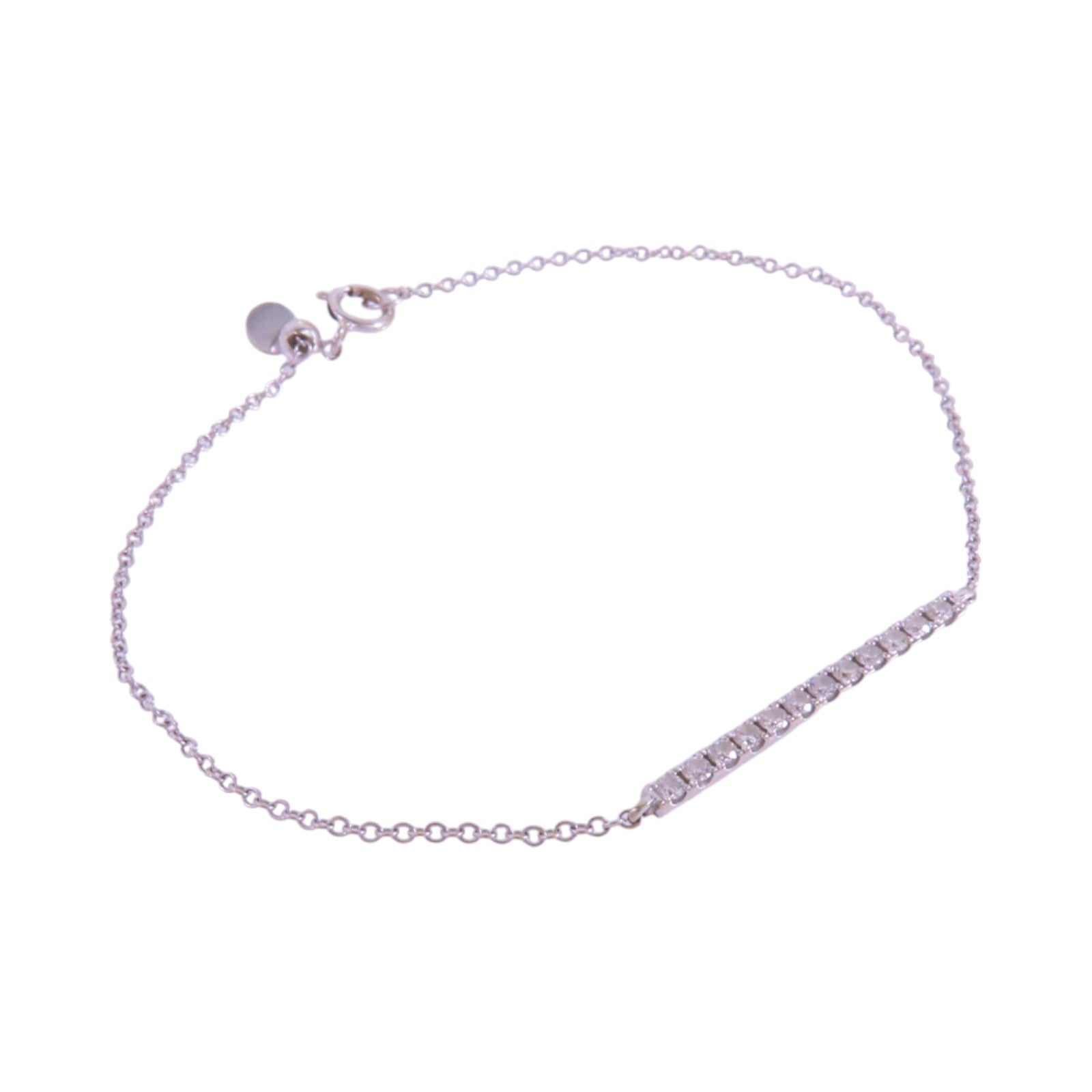 JEWELRY 18K白金Diamond Bracelet鑽石手鏈