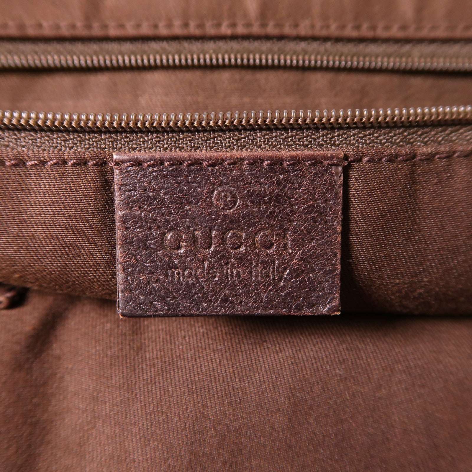 GUCCI 帆布Tote Bag金扣手挽袋