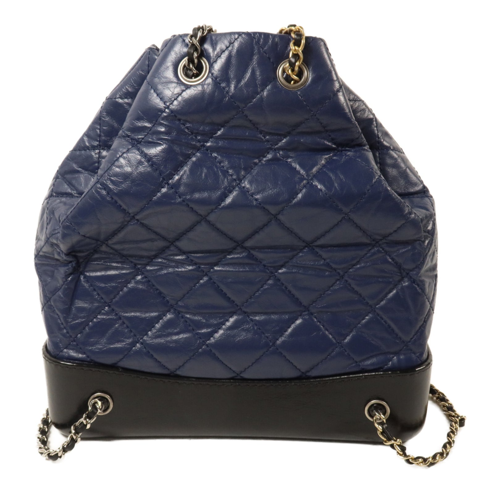 CHANEL 牛皮皮革Gabrielle Backpack鏈帶背包