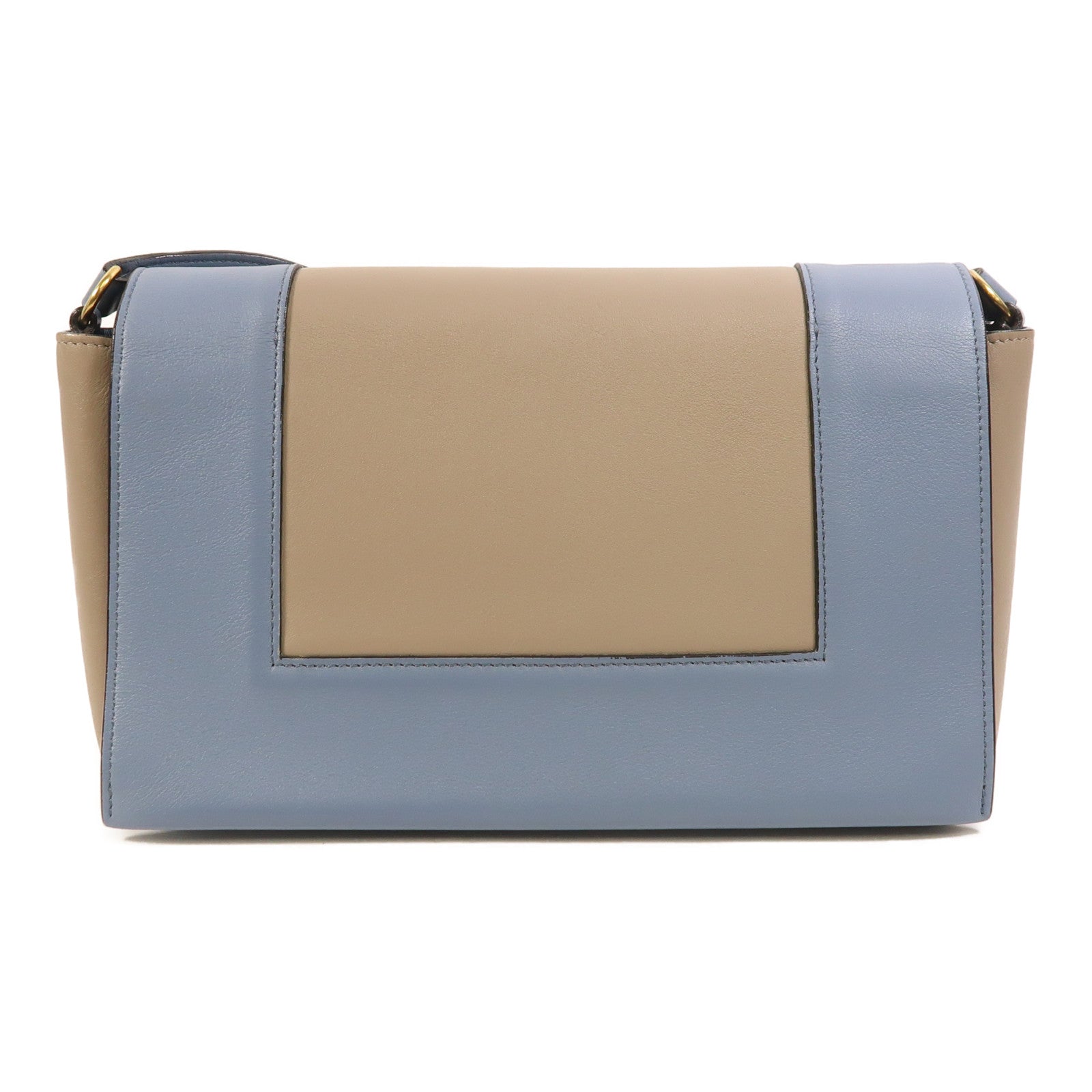 CELINE 牛皮皮革Frame金扣肩背袋