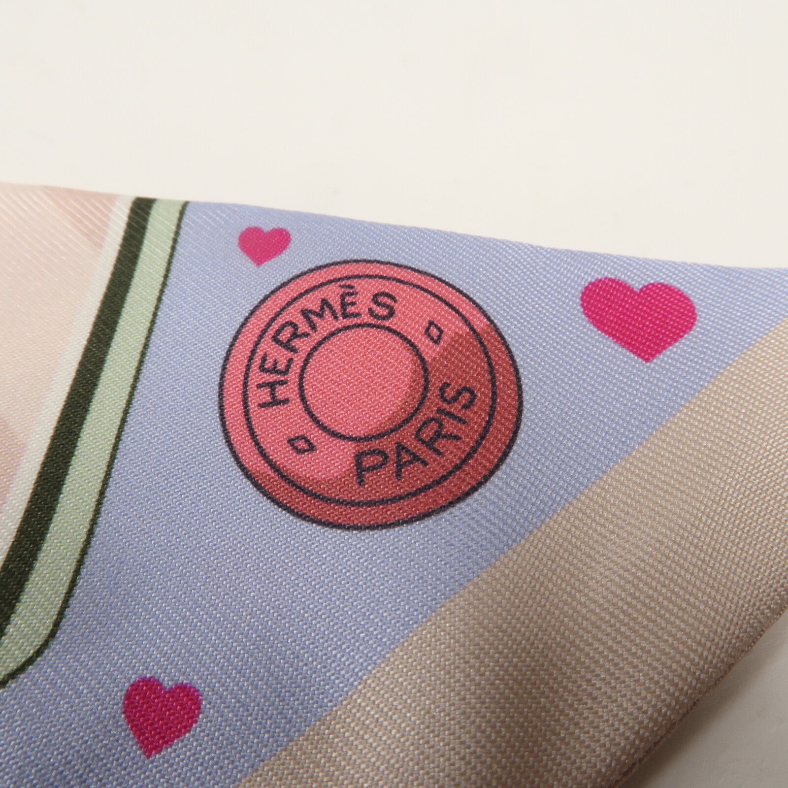 HERMES 絲質Twilly絲巾