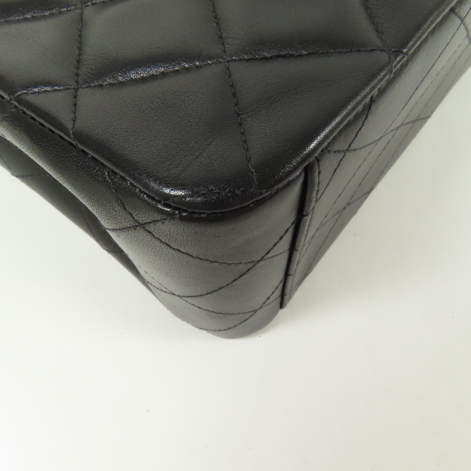 CHANEL 羊皮皮革Vintage Chain Shoulder金扣肩背袋