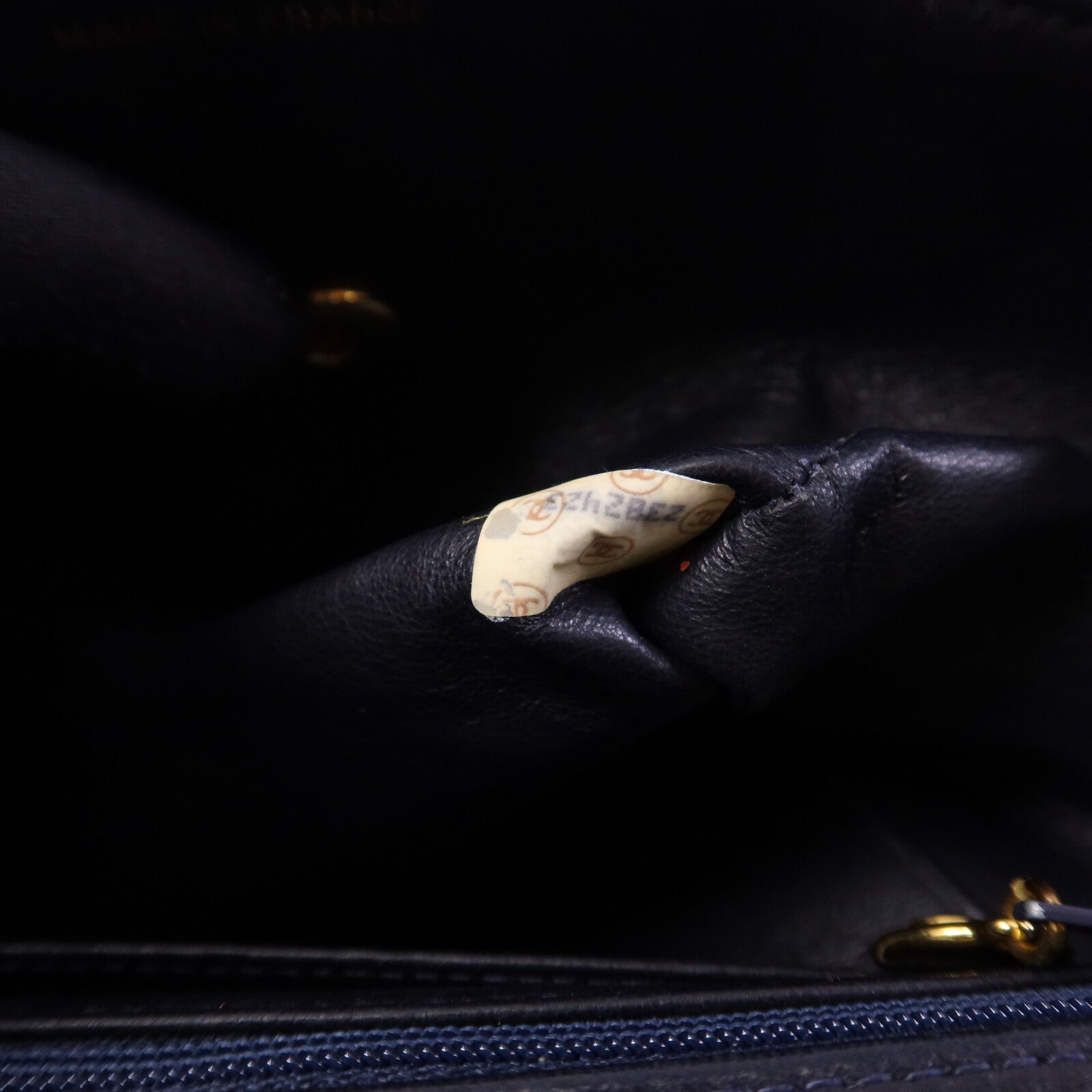CHANEL 羊皮皮革Vintage Flap Bag金扣手挽袋