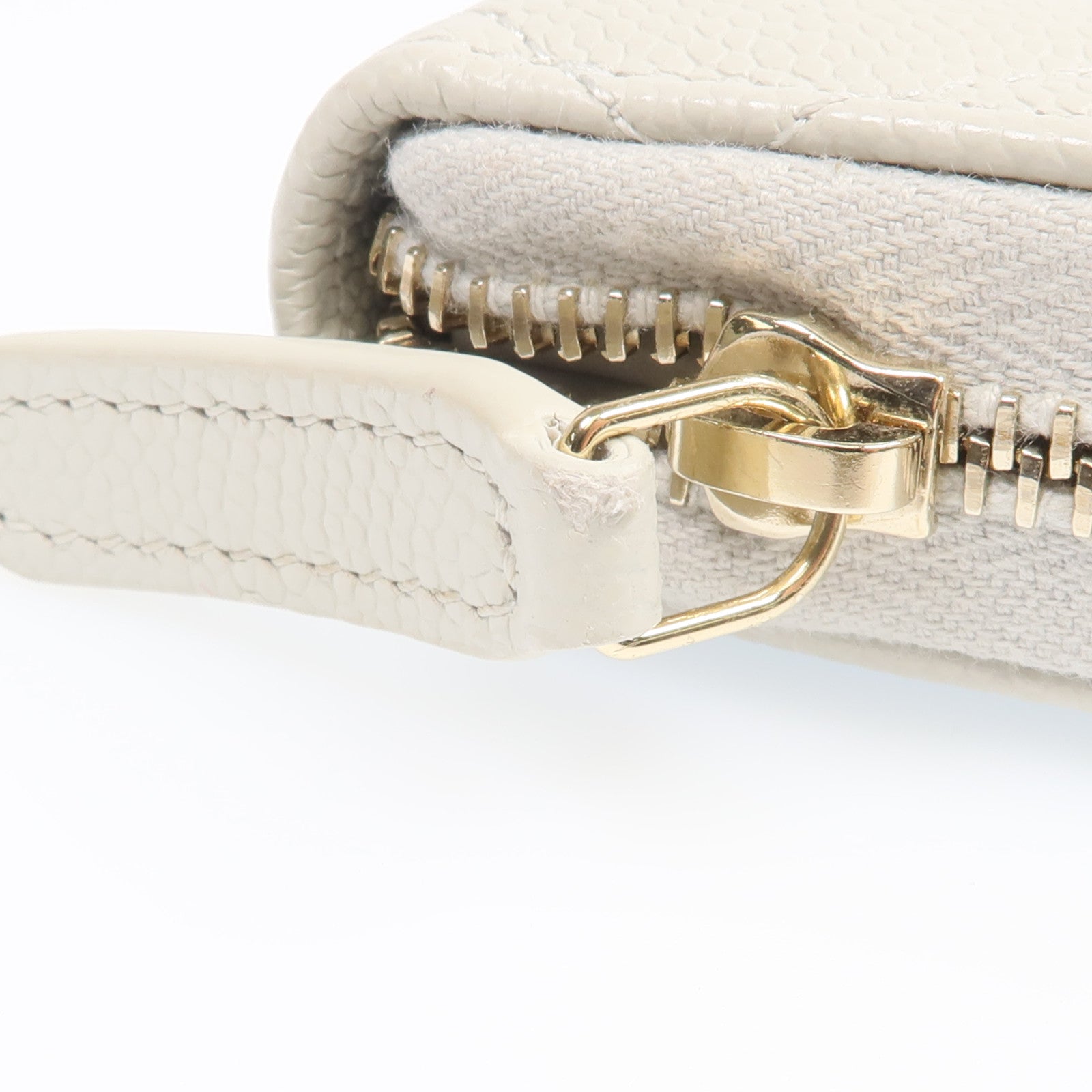 CHANEL 牛皮皮革Card Case銀扣卡片套