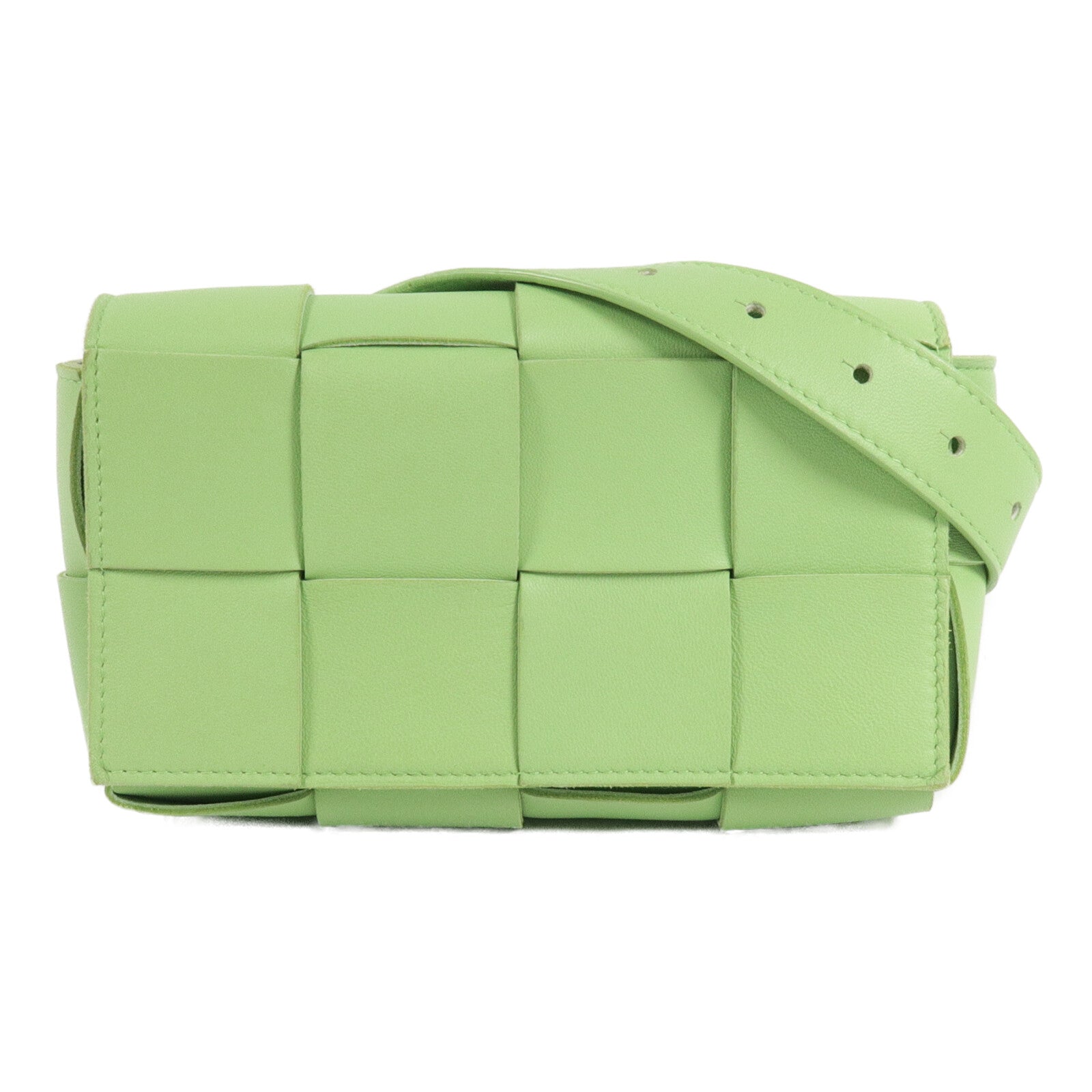 BOTTEGA VENETA 羊皮皮革Mini Cassette Belt Bag腰包