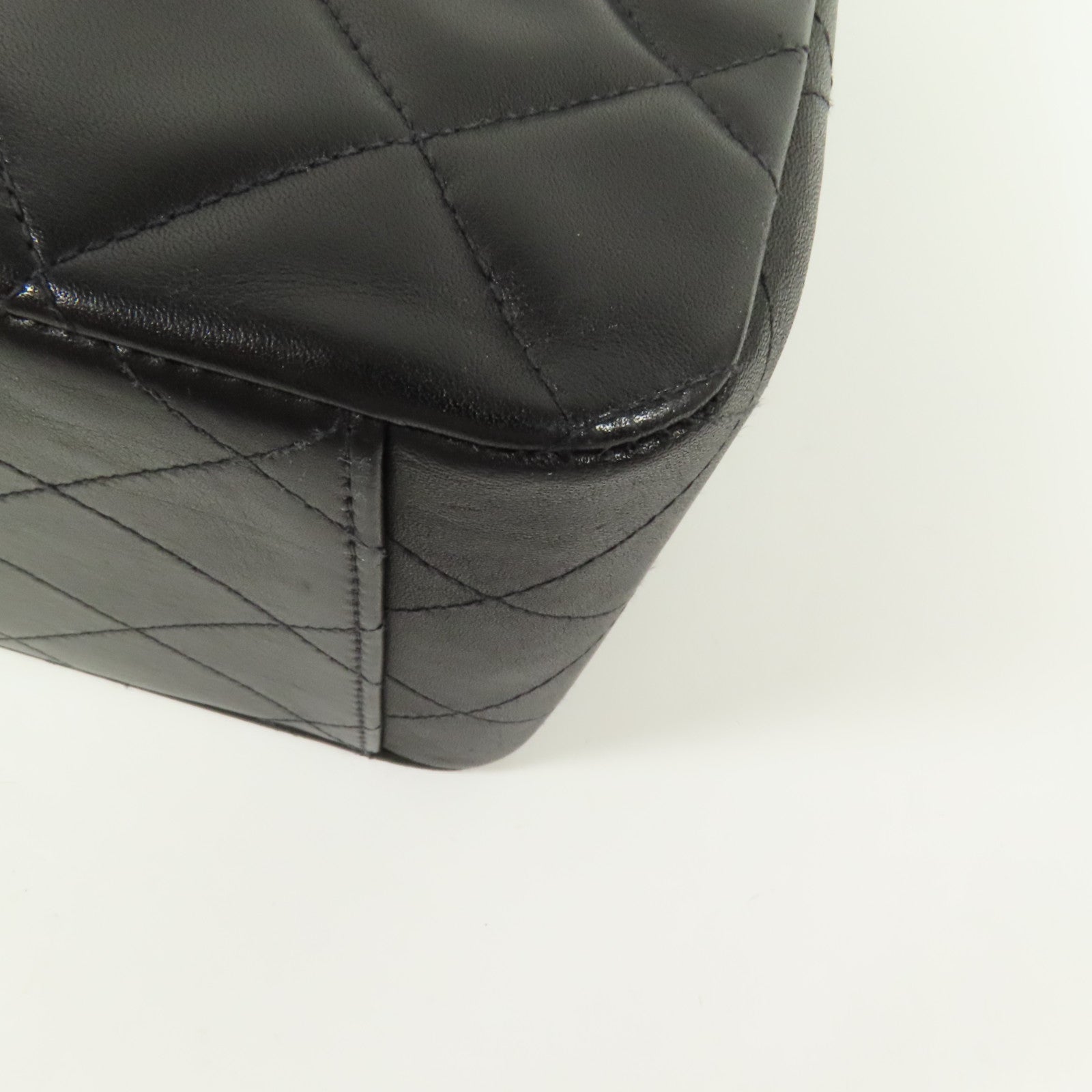 CHANEL 羊皮皮革Vintage Chain Shoulder金扣肩背袋