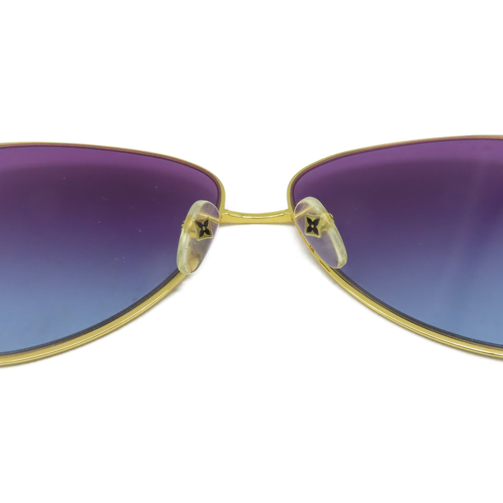LOUIS VUITTON 【激減優惠】PVC/金屬A Nous Deux Sunglasses太陽眼鏡紫色/金色