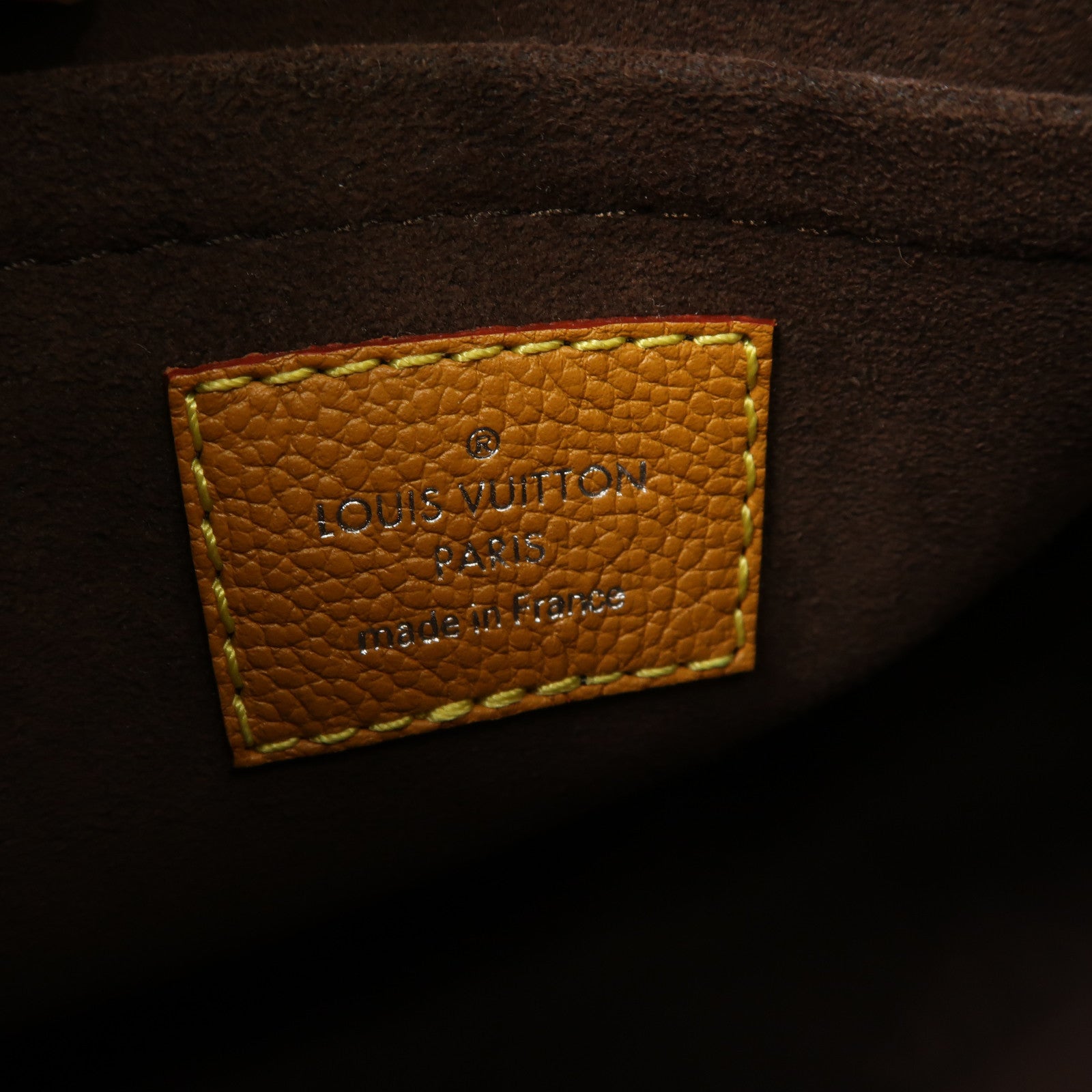 LOUIS VUITTON Epi Marelle銀扣手挽肩背兩用袋棕色