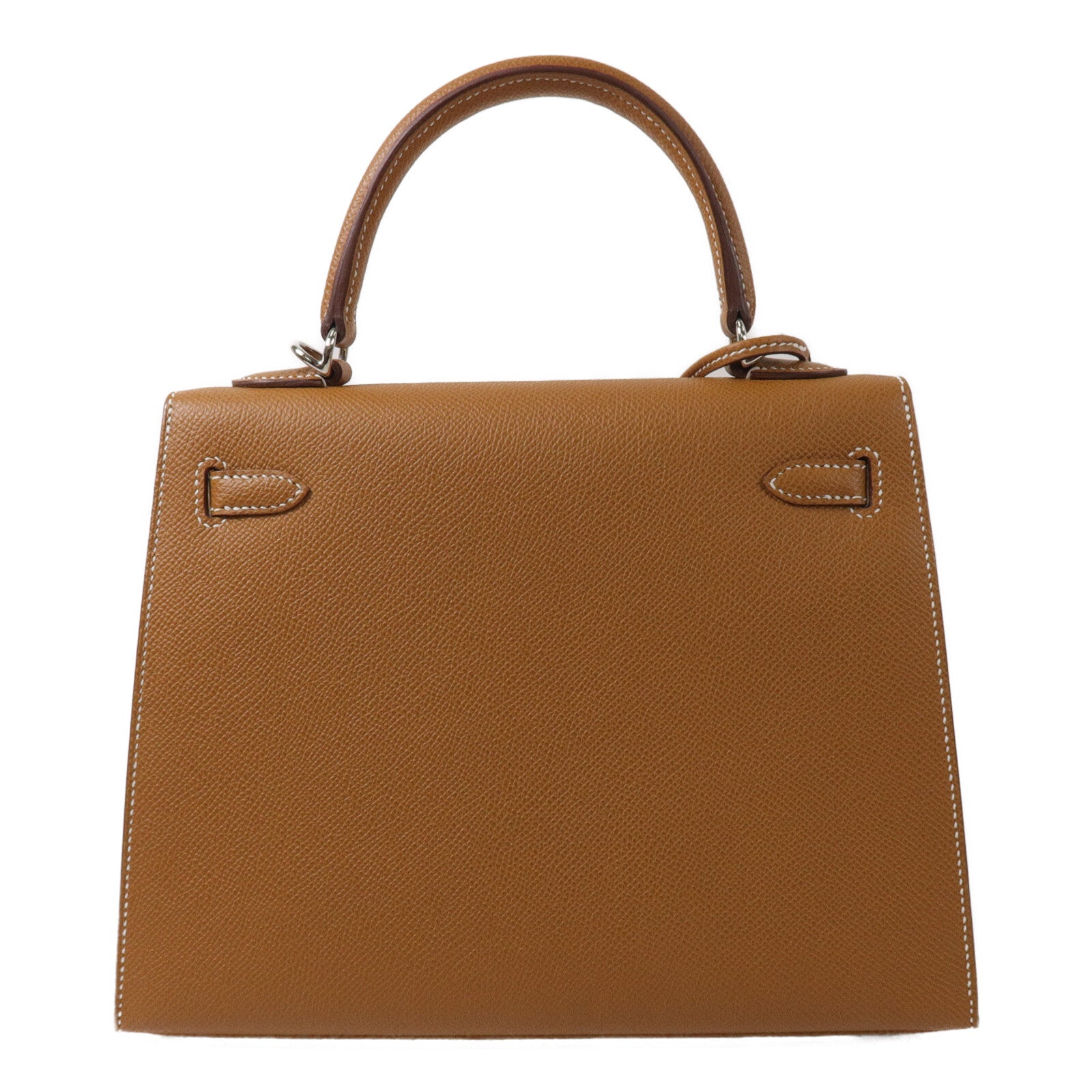 HERMES Epsom皮革Kelly 25手挽肩背兩用袋Gold