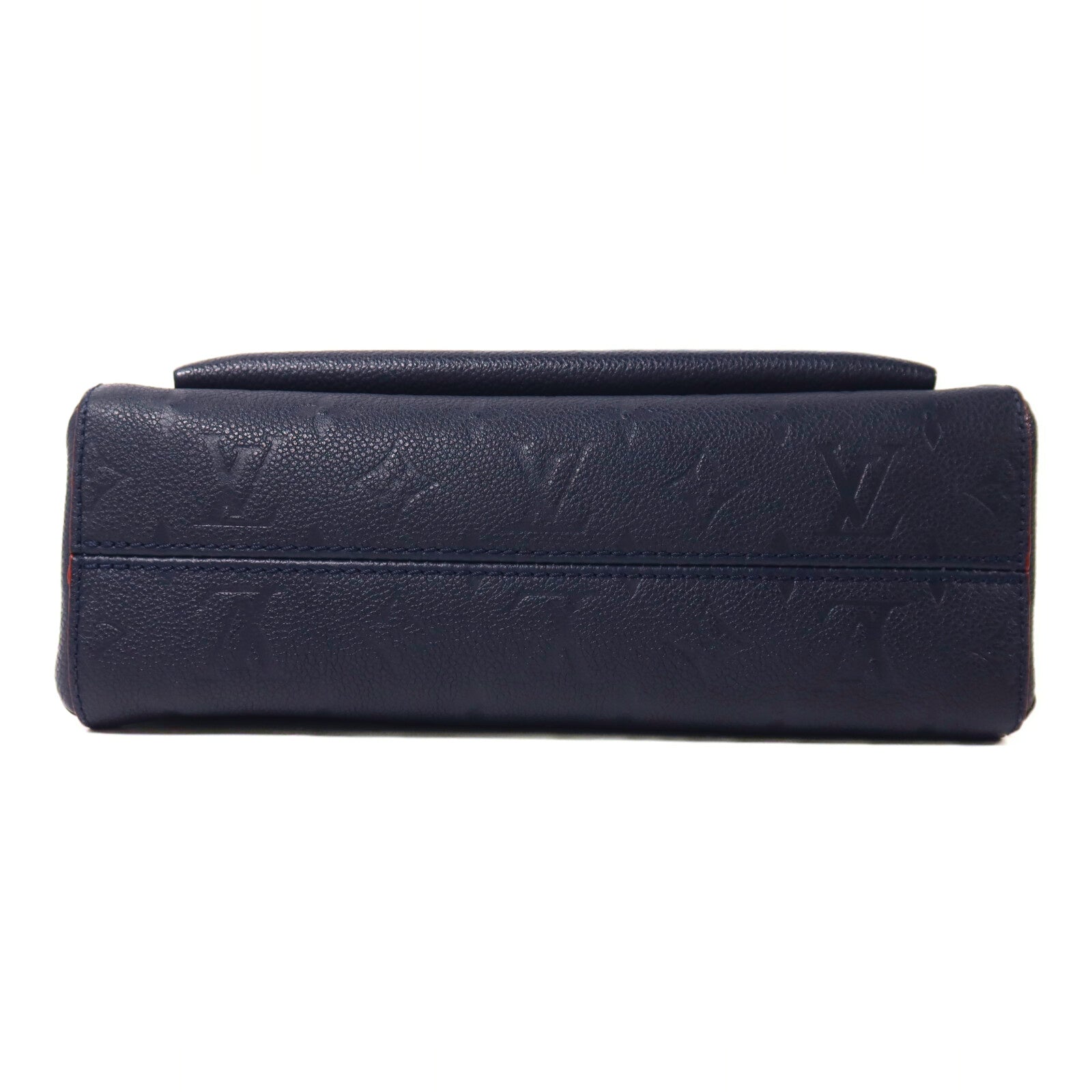LOUIS VUITTON Monogram Empreinte Vavin PM鏈帶肩背袋深藍色