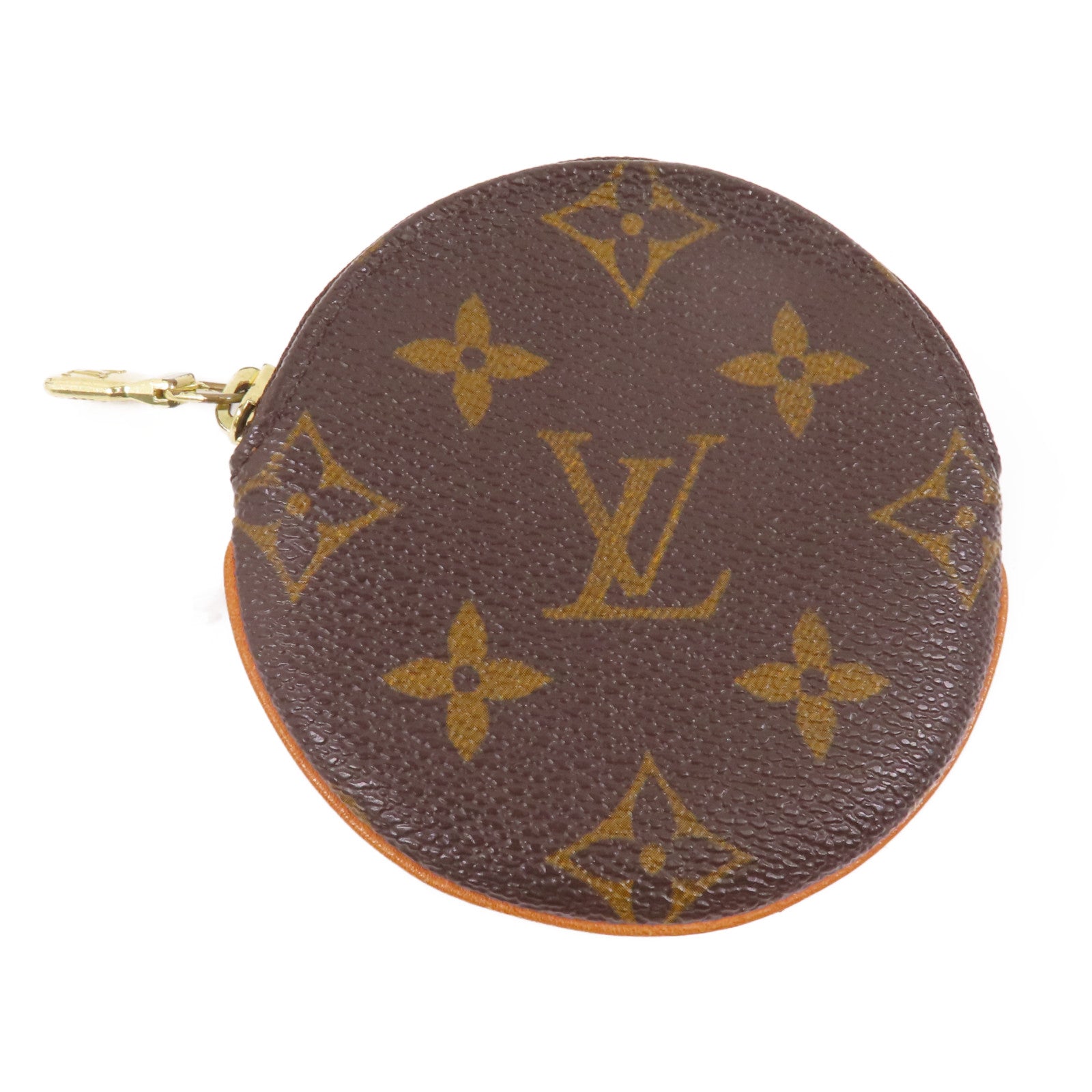 LOUIS VUITTON Monogram Porte Monnaie Long Coin Case金扣零錢包