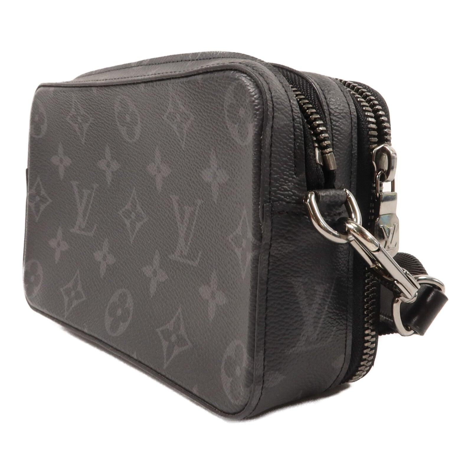 LOUIS VUITTON Monogram Eclipse Alpha Wearable Wallet肩背袋