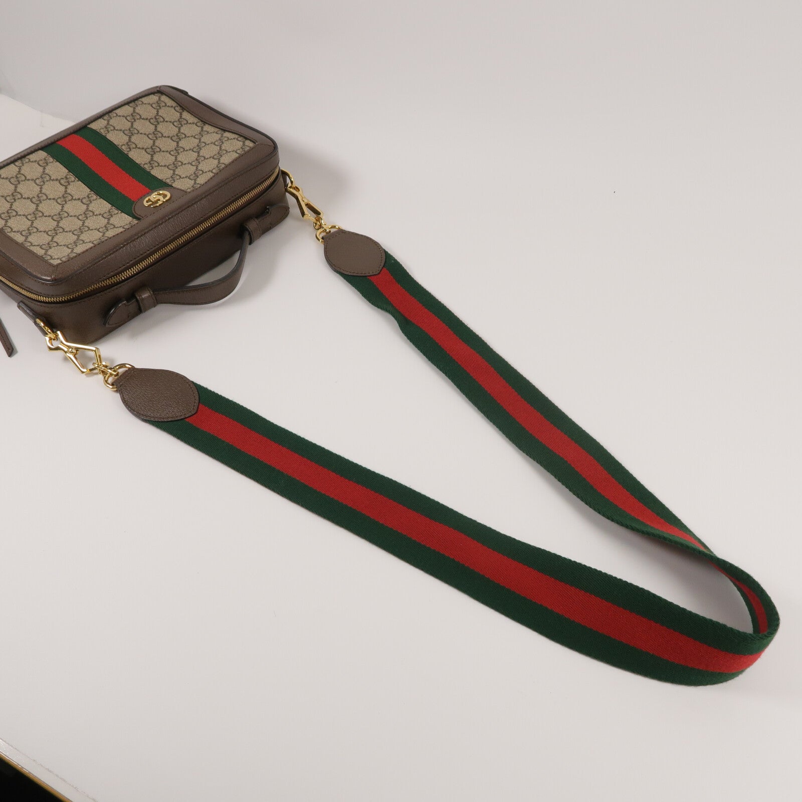 GUCCI 塗層帆布Ophidia GG Supreme肩背袋