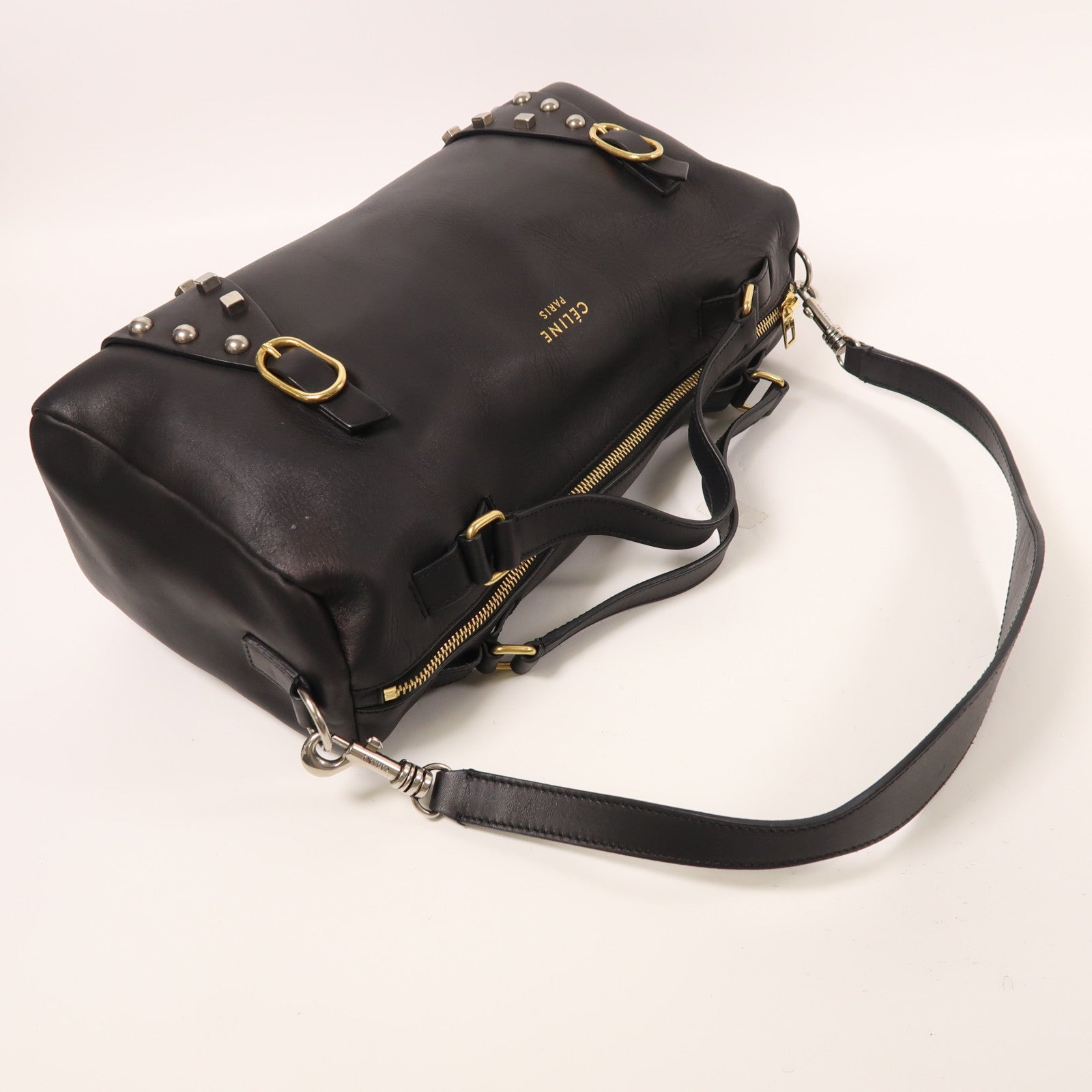 CELINE 牛皮皮革2 Way Shoulder手挽肩背兩用袋